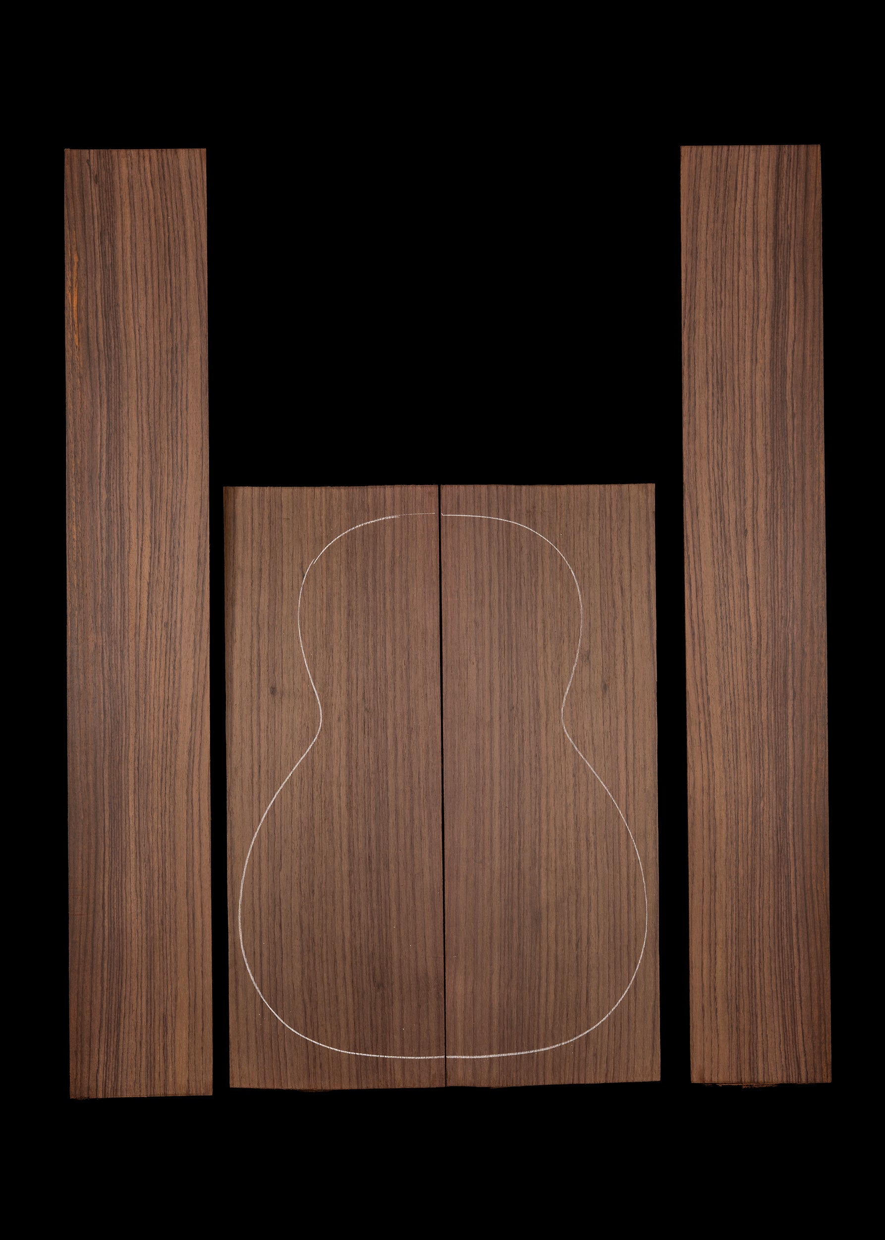Indian Rosewood Acoustic Guitar Back and Sides Set 120