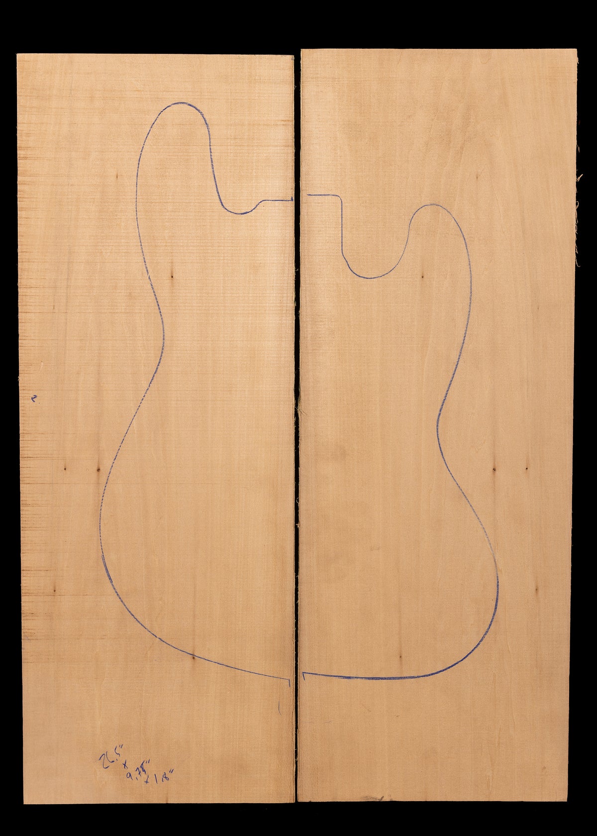 Basswood 2-Piece Electric Guitar Body Blank 03