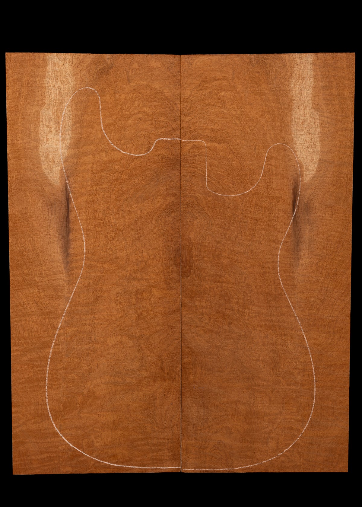 Figured Mahogany Electric Guitar Drop Top 08