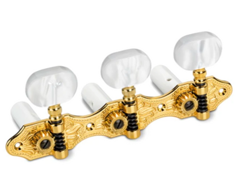 Schaller HG 1 Gold, pearloid Tuning Machines