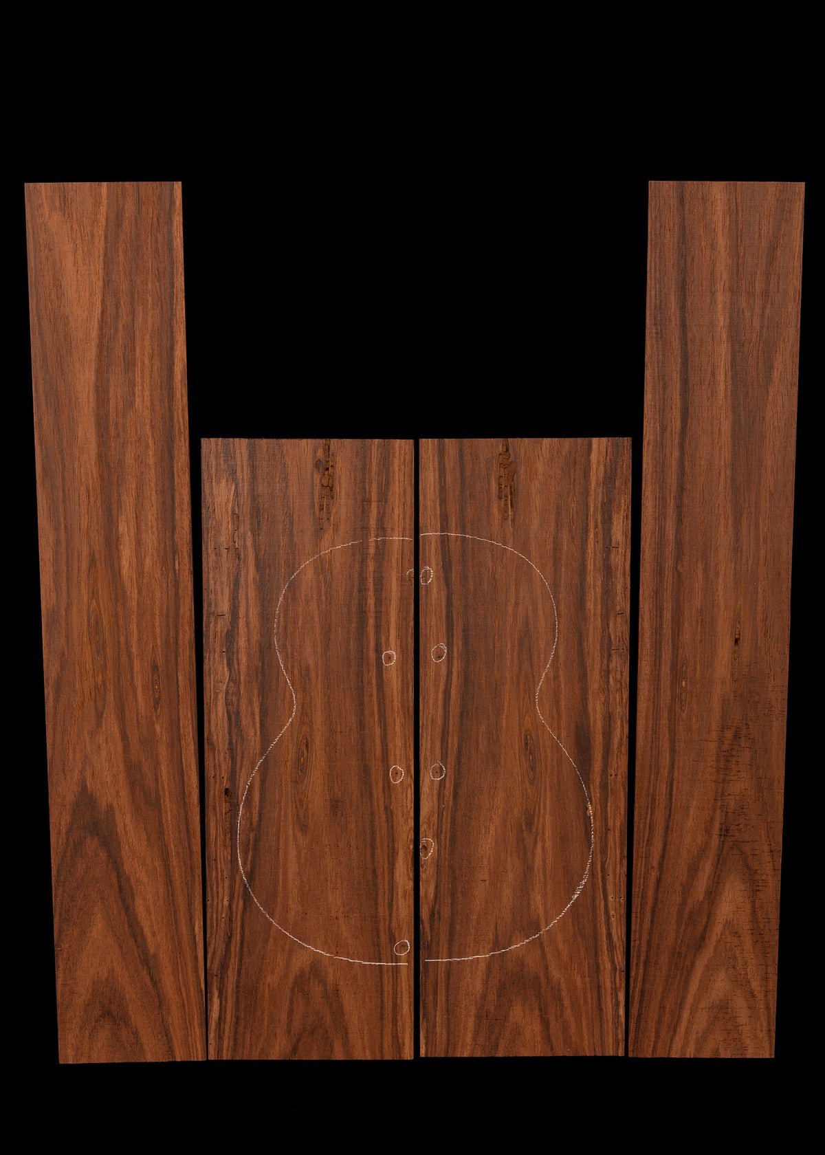 Amazon Rosewood Tenor Ukulele Back and Sides Set 17