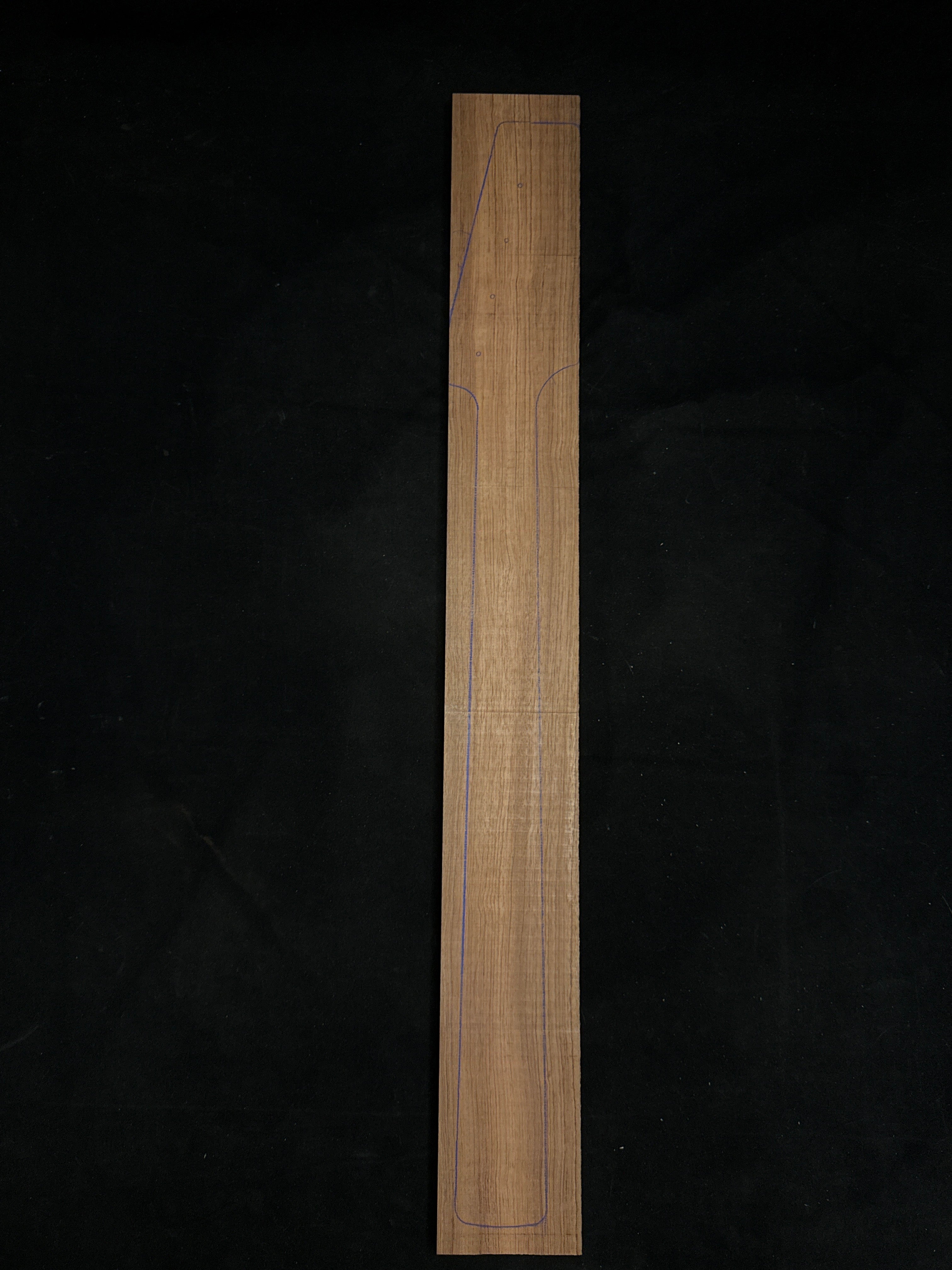 Bubinga Electric Bass/Guitar Neck Blank 05