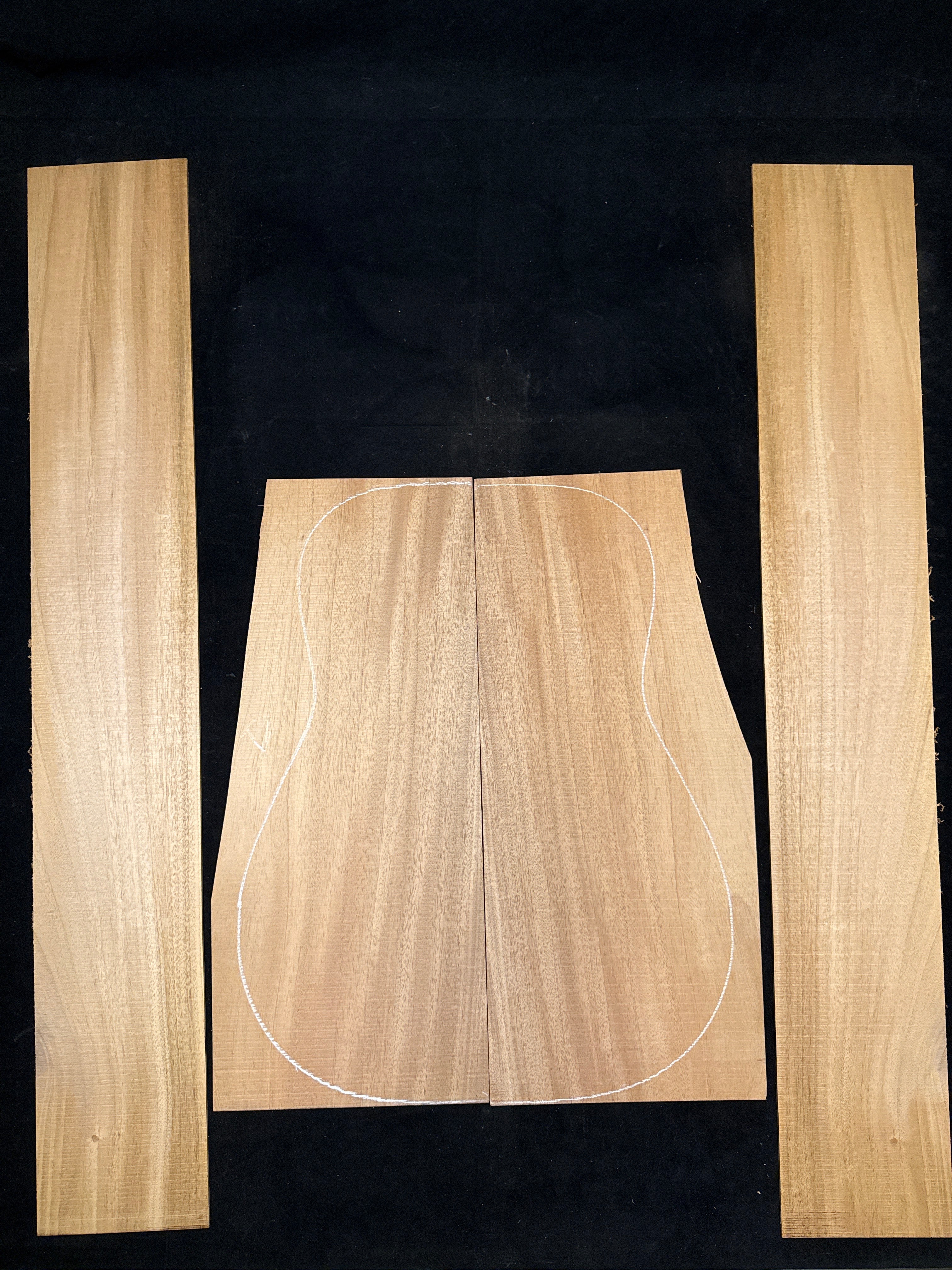 Cuban Mahogany Acoustic Guitar Back & Sides Set 41