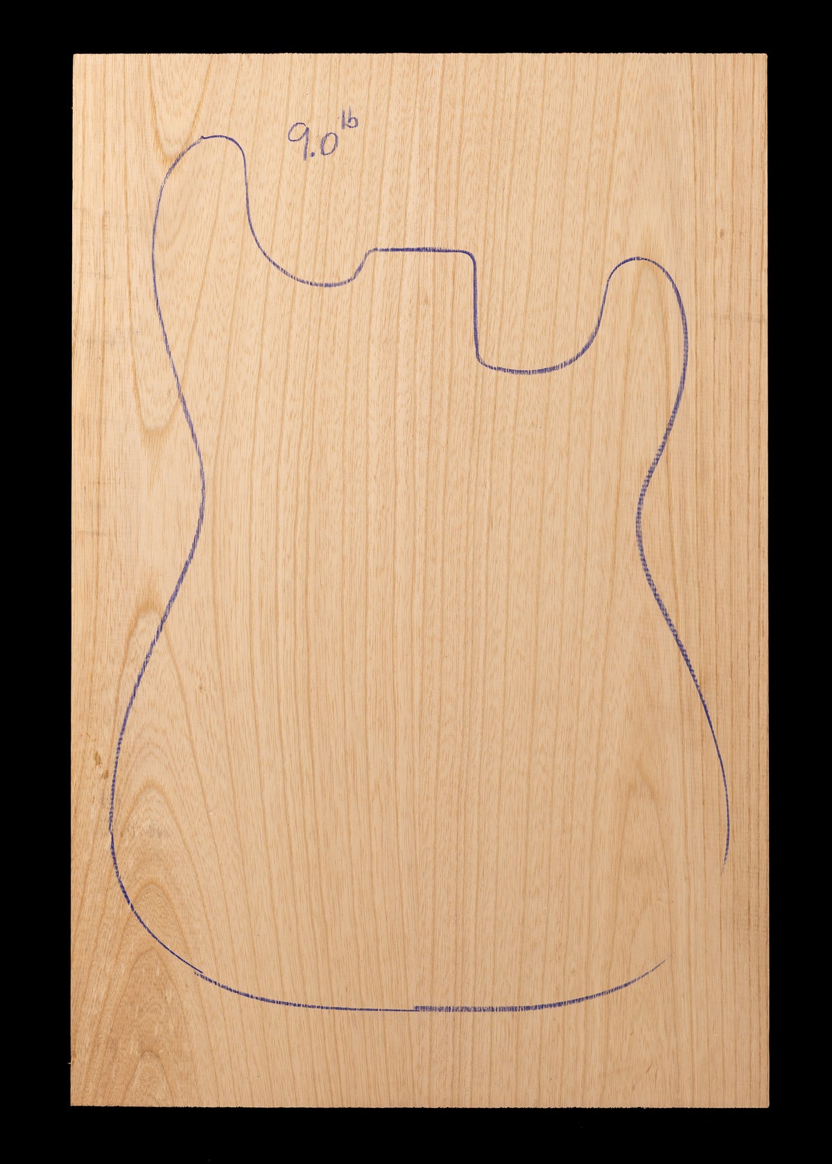 Swamp Ash 2-Piece Electric Guitar/Bass Body Blank 27