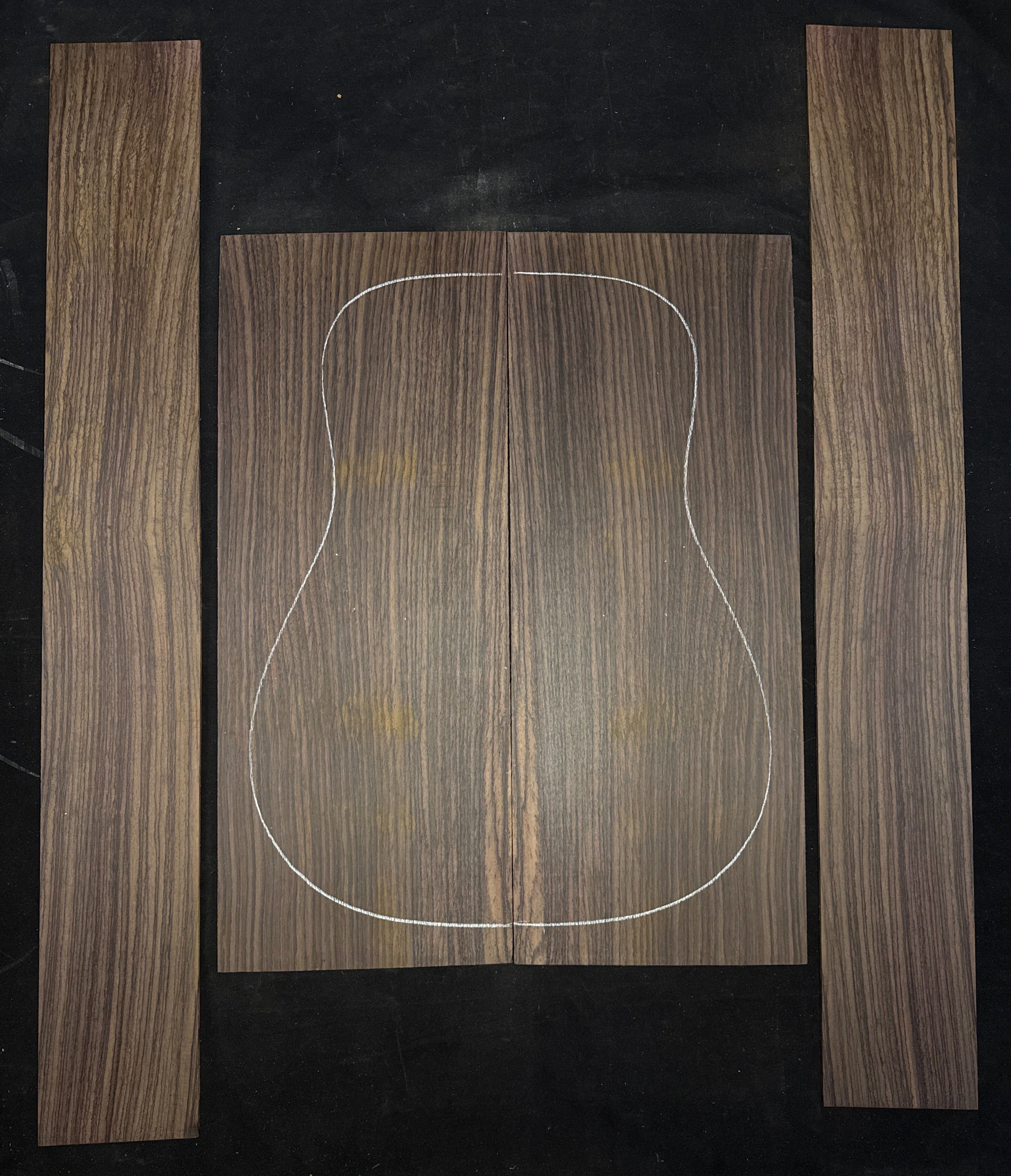 Indian Rosewood Acoustic Guitar Back and Sides Set 92