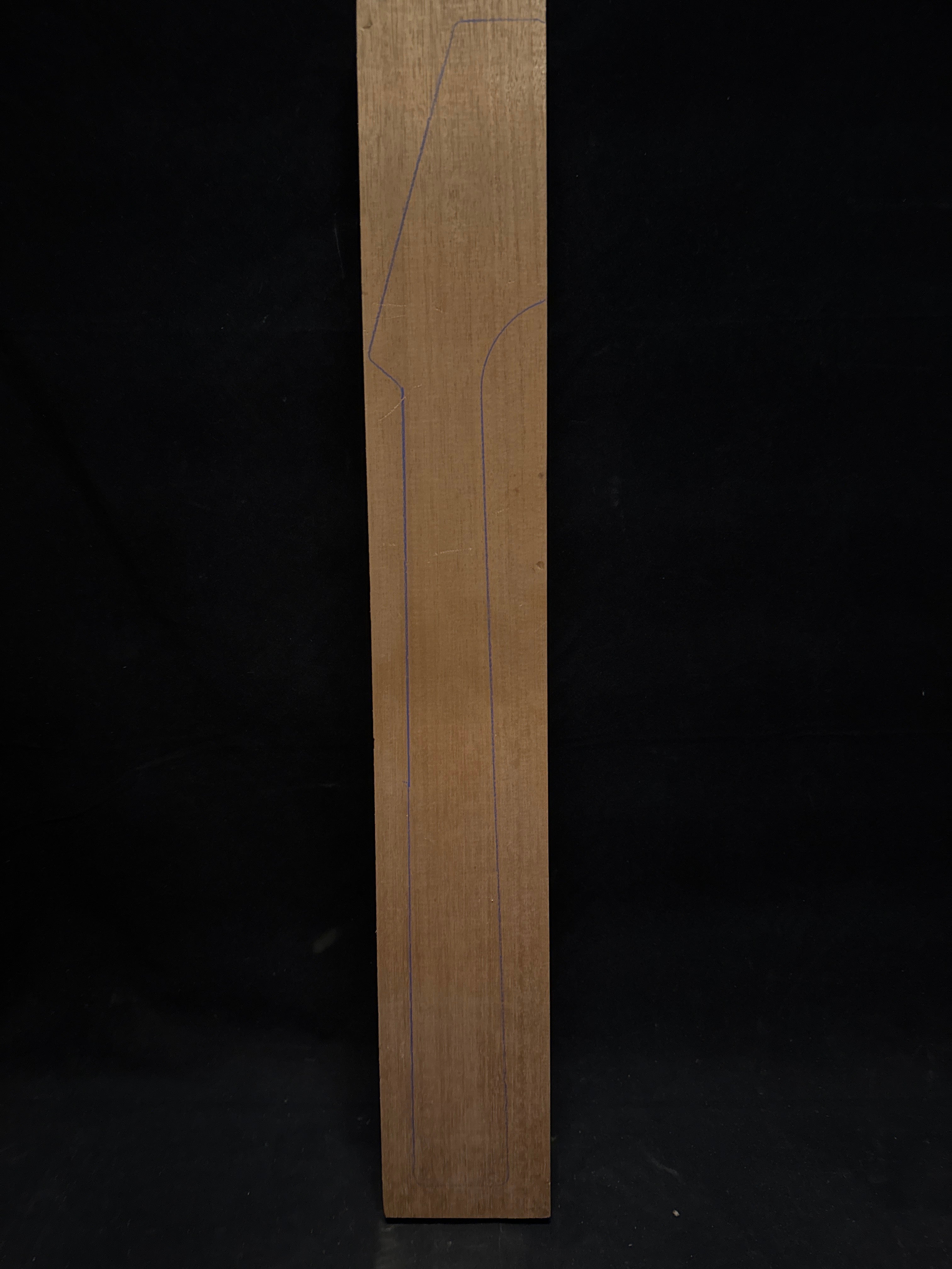 Mahogany Electric Guitar Neck Blank 01