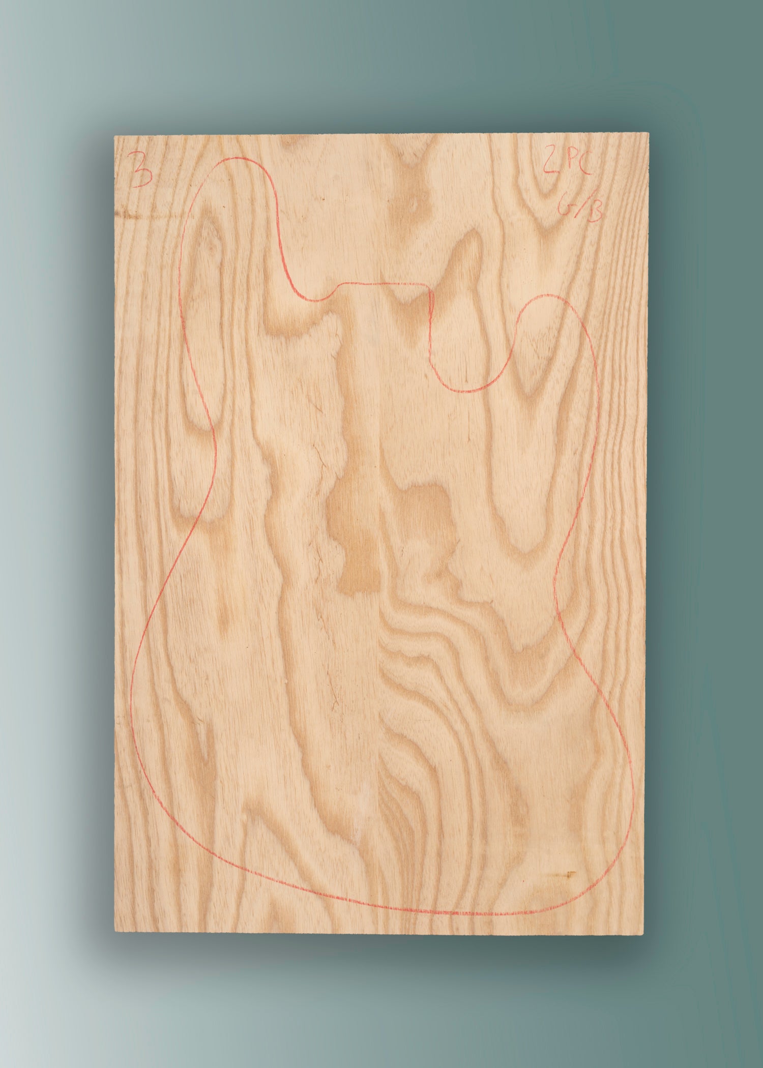 Swamp Ash 2-Piece Electric Guitar/Bass Body Blank 03