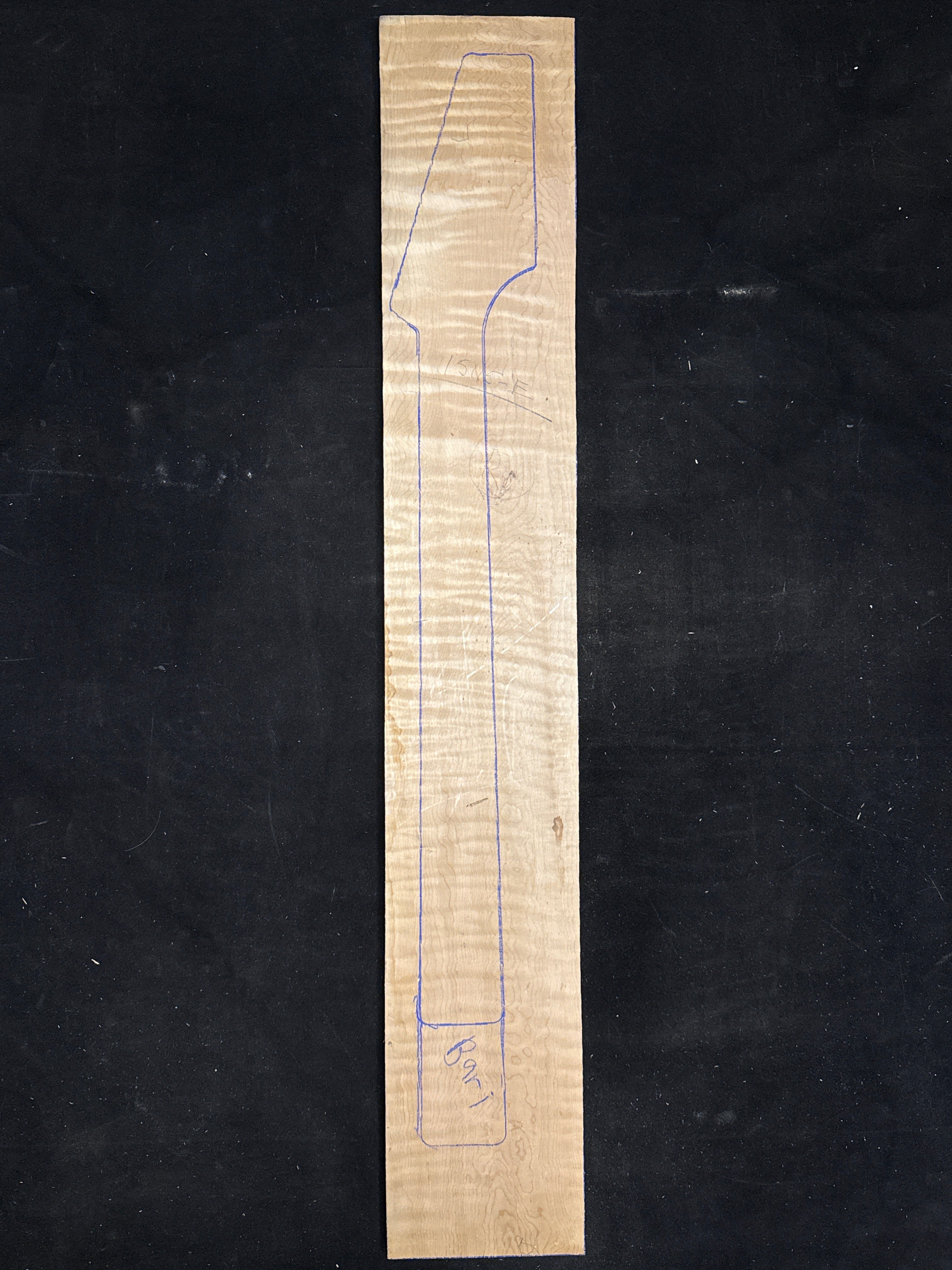 Flamed Maple Electric Guitar Neck Blank 24