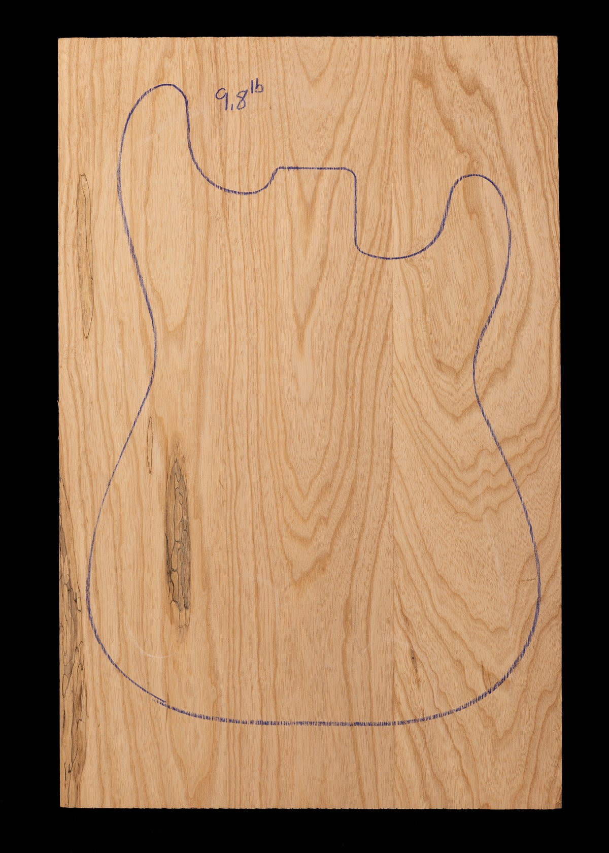 Swamp Ash 3-Piece Electric Guitar/Bass Body Blank 35
