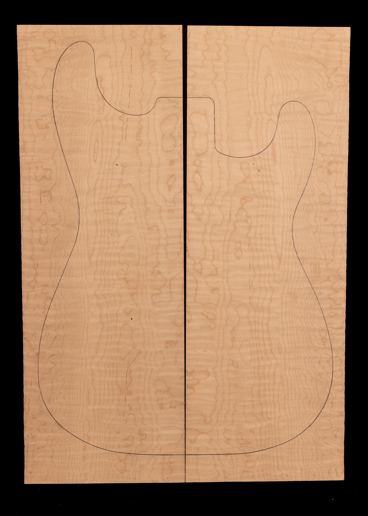 Curly Maple Electric Guitar Drop Top 38