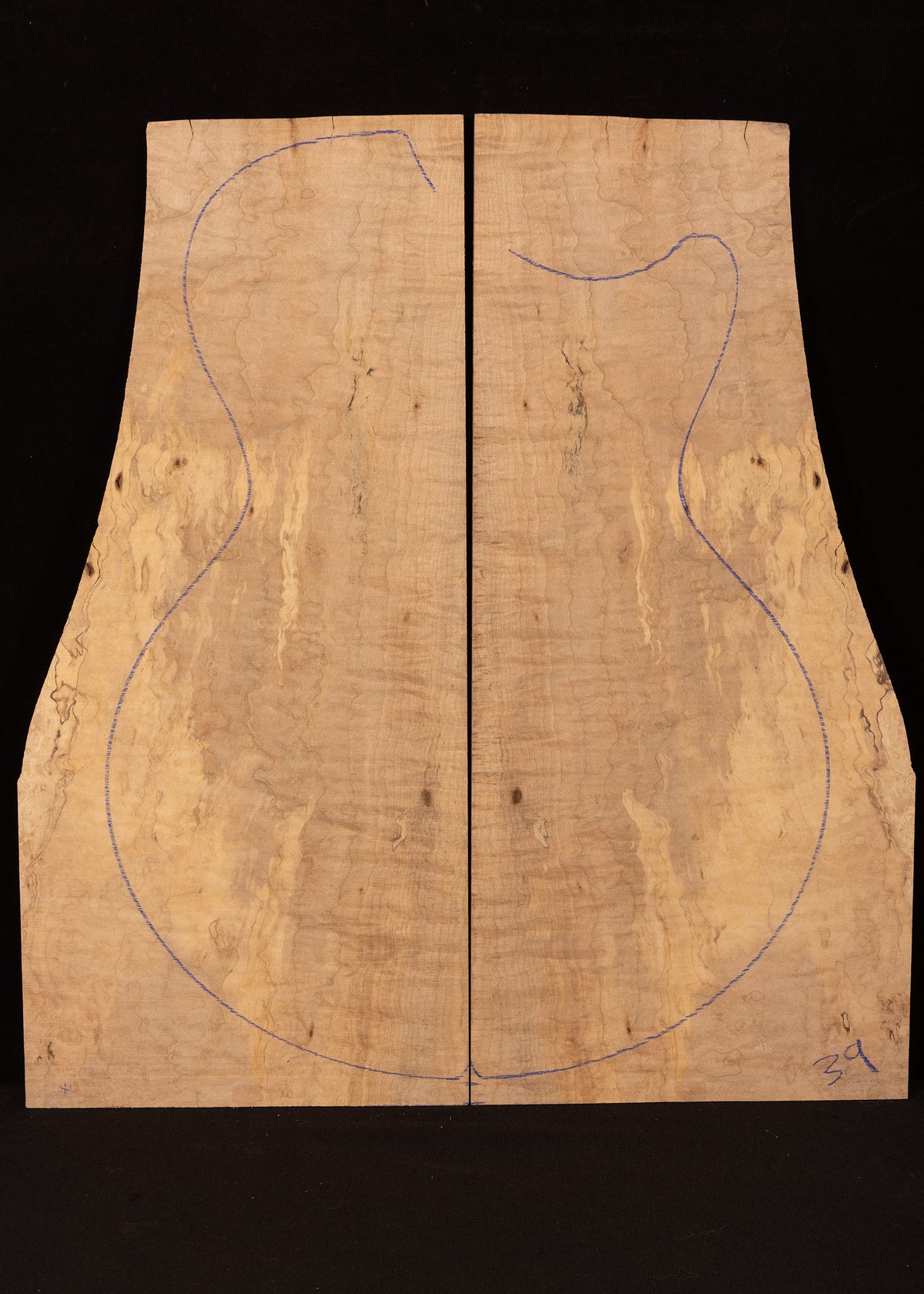Blister Maple Electric Guitar Laminate Top 39