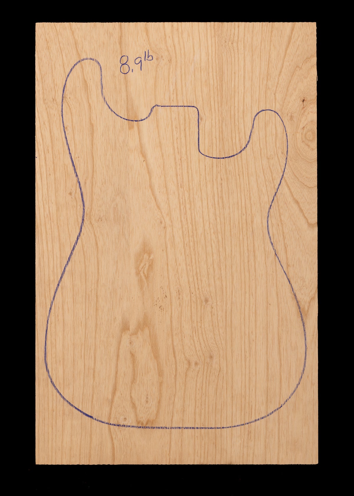 Swamp Ash 3-Piece Electric Guitar/Bass Body Blank 39