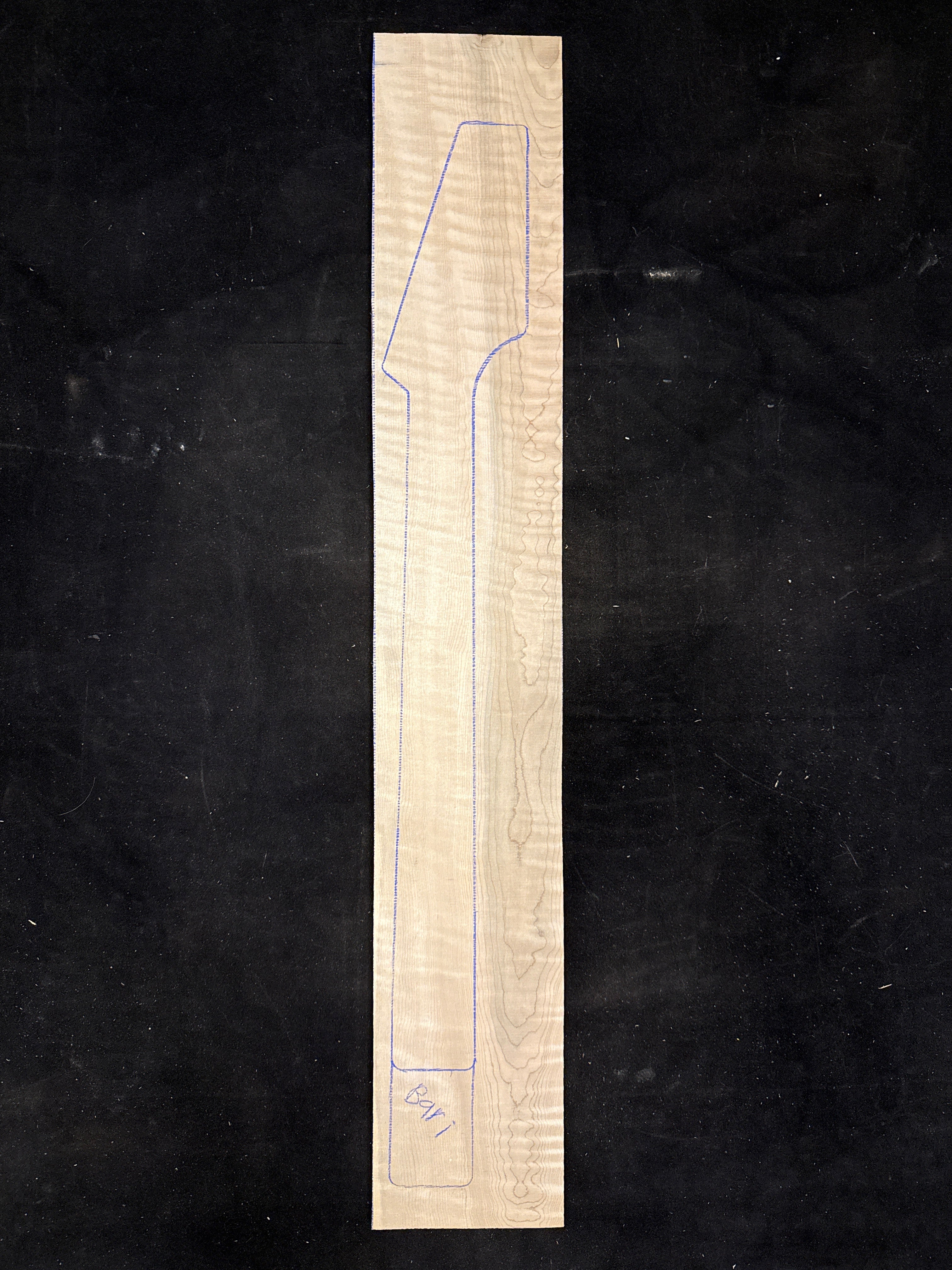 Flamed Maple Electric Guitar Neck Blank 23
