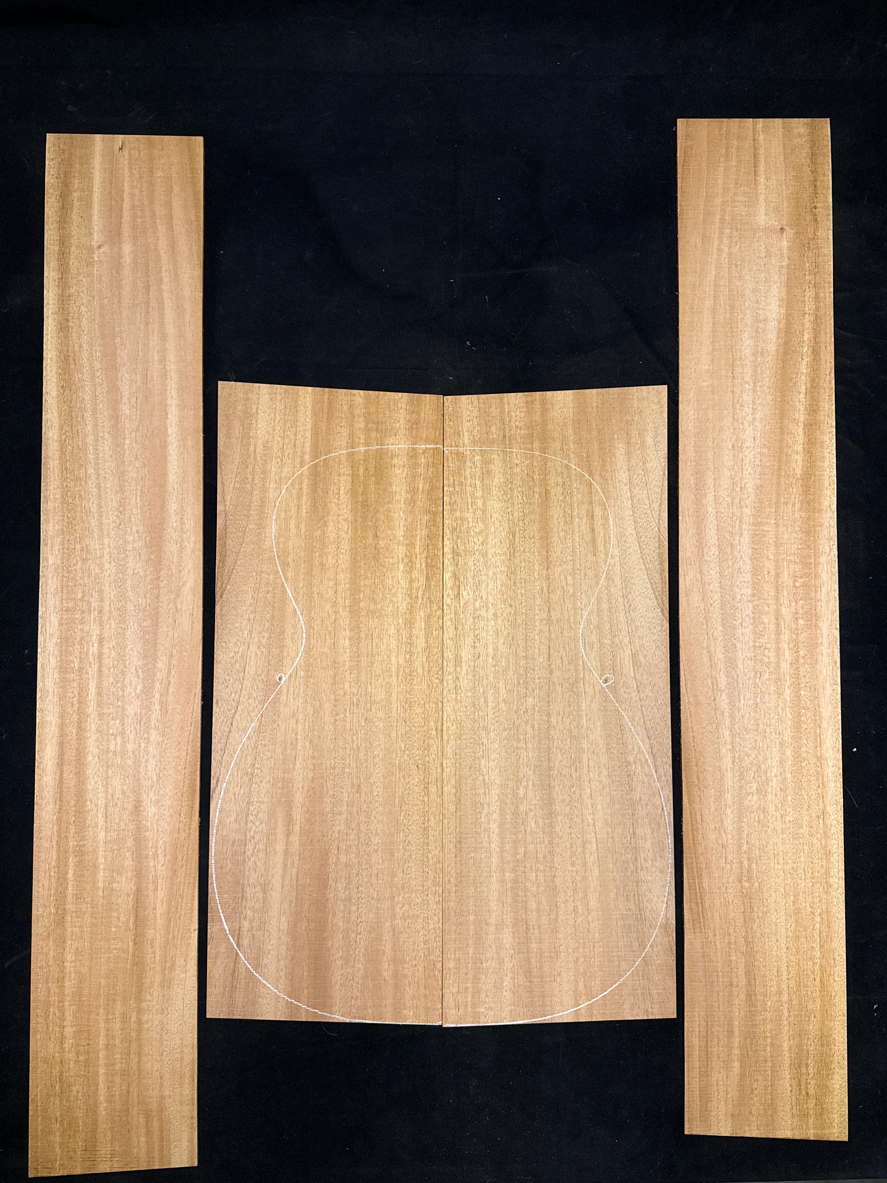 Cuban Mahogany Acoustic Guitar Back & Sides Set 59