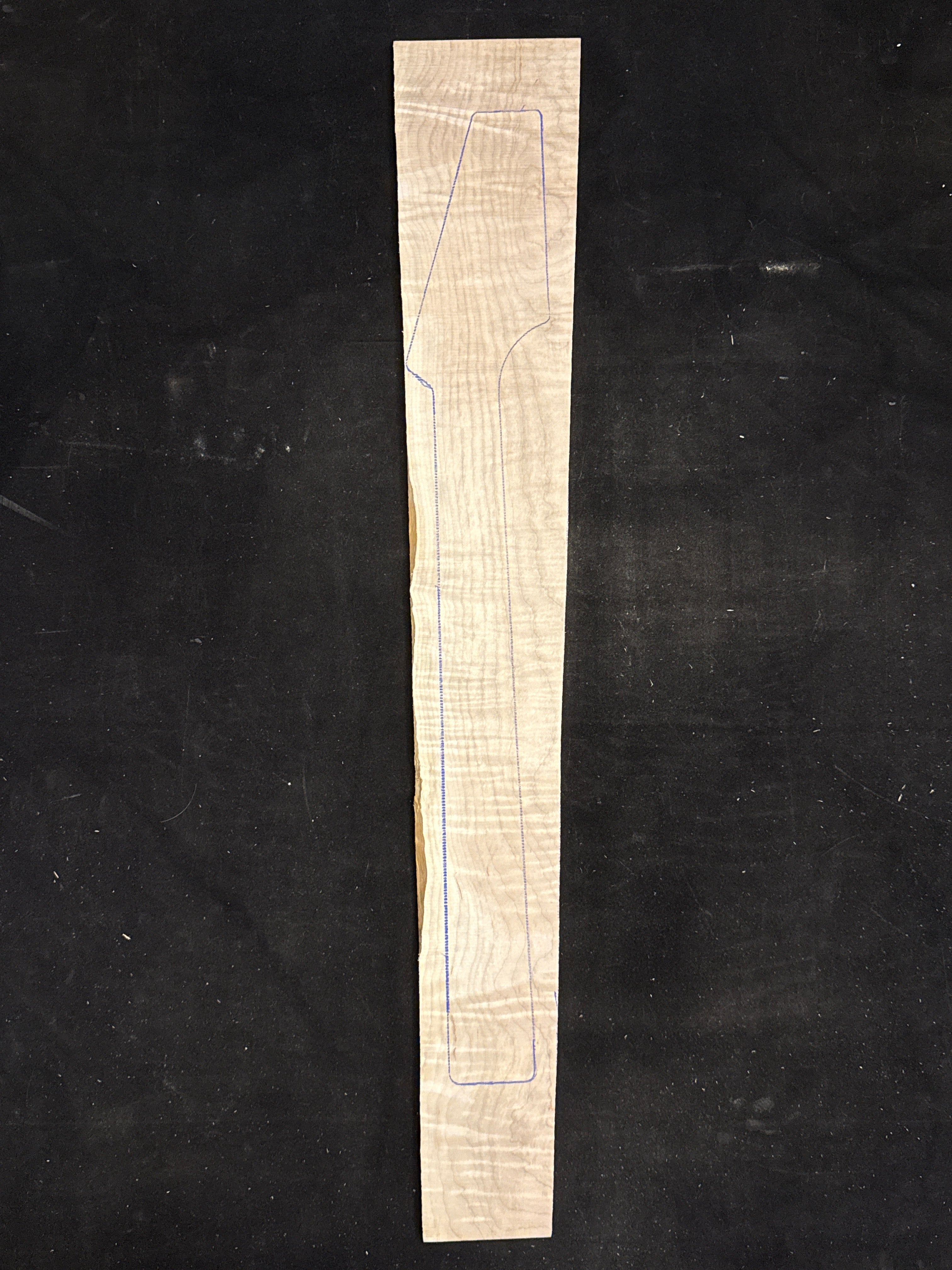 Flamed Maple Electric Guitar Neck Blank 20