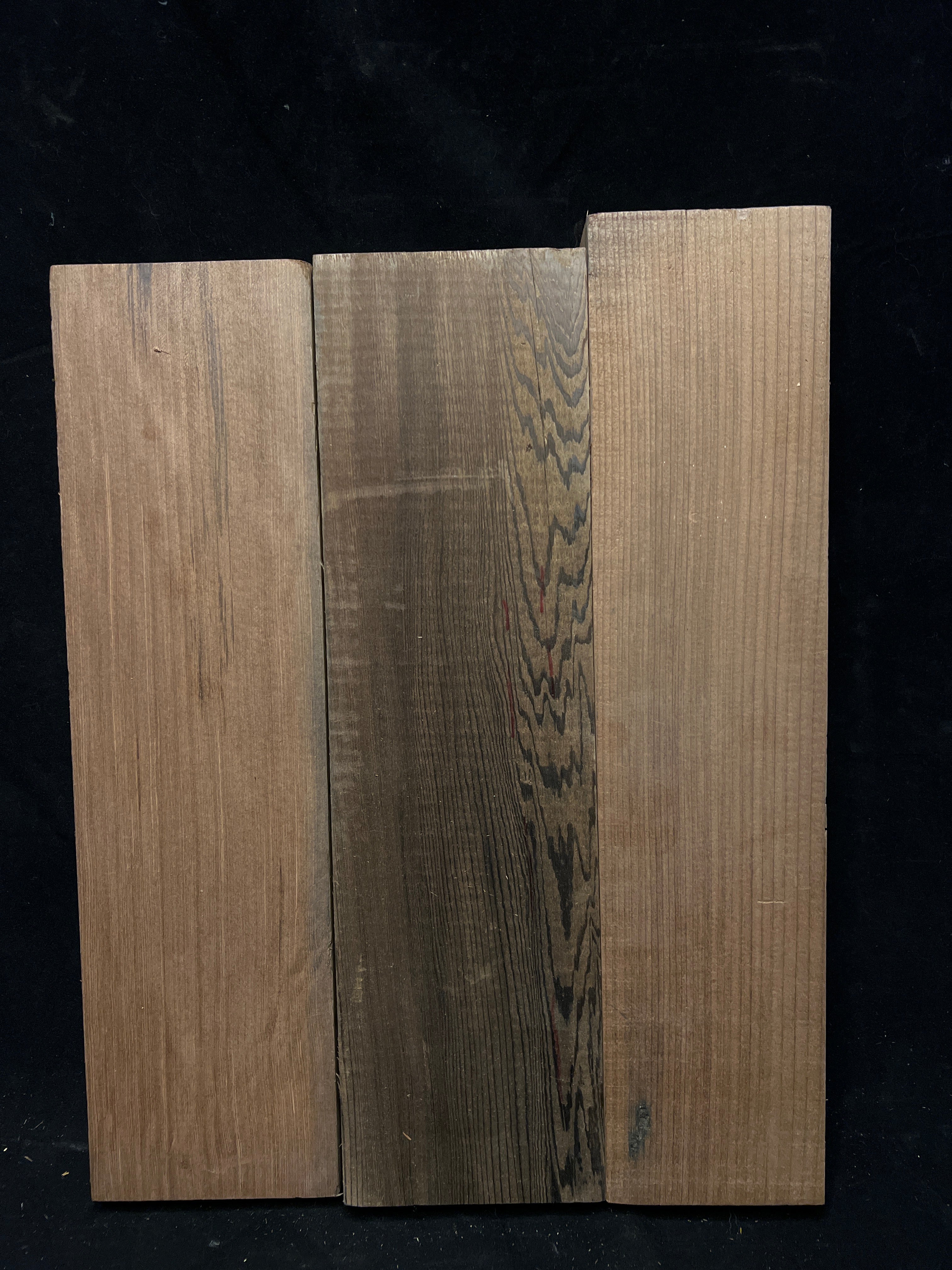 Reclaimed Redwood 3-Piece Electric Guitar Body Blank