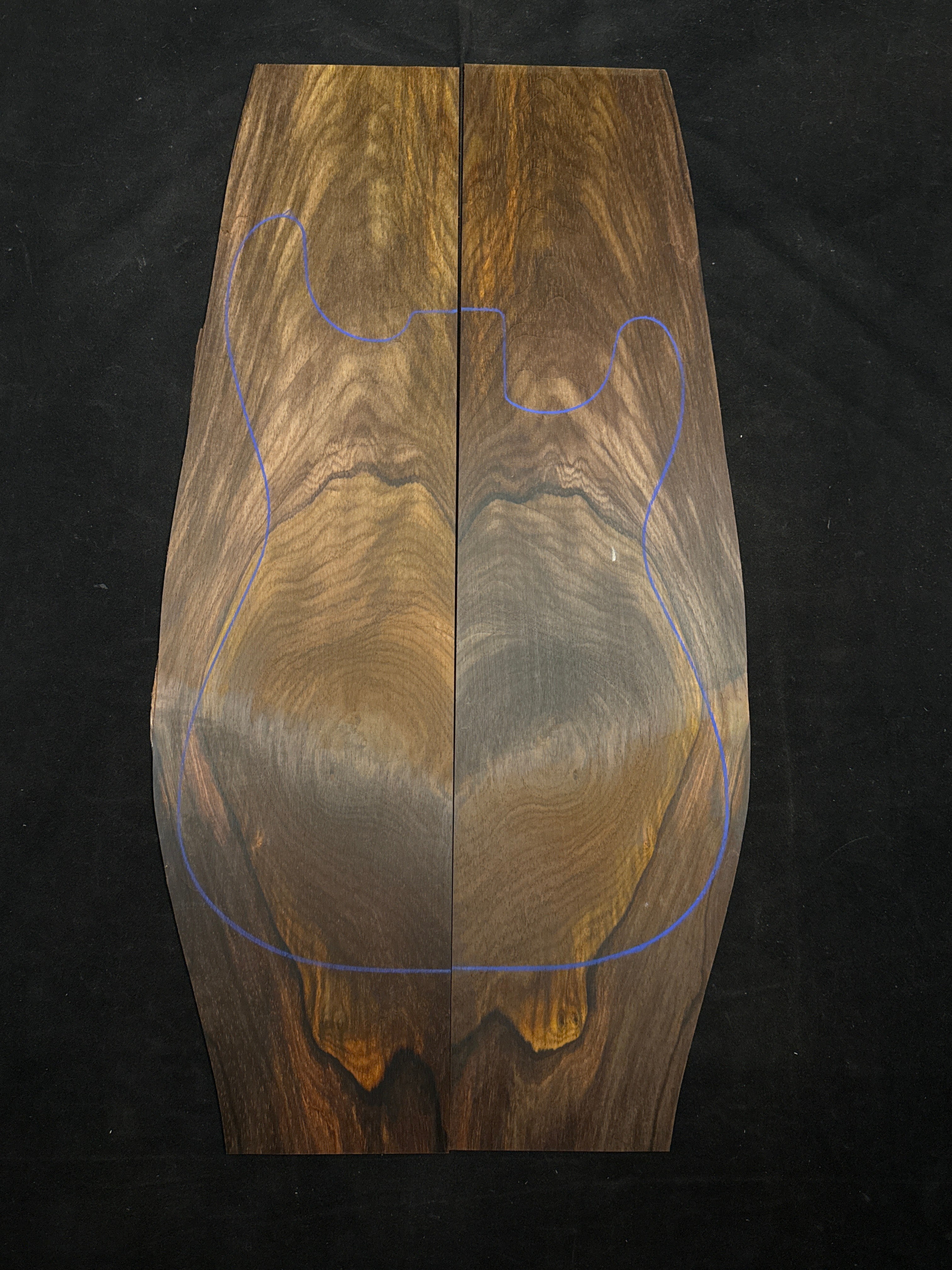 Cocobolo Electric Guitar Drop Top 03