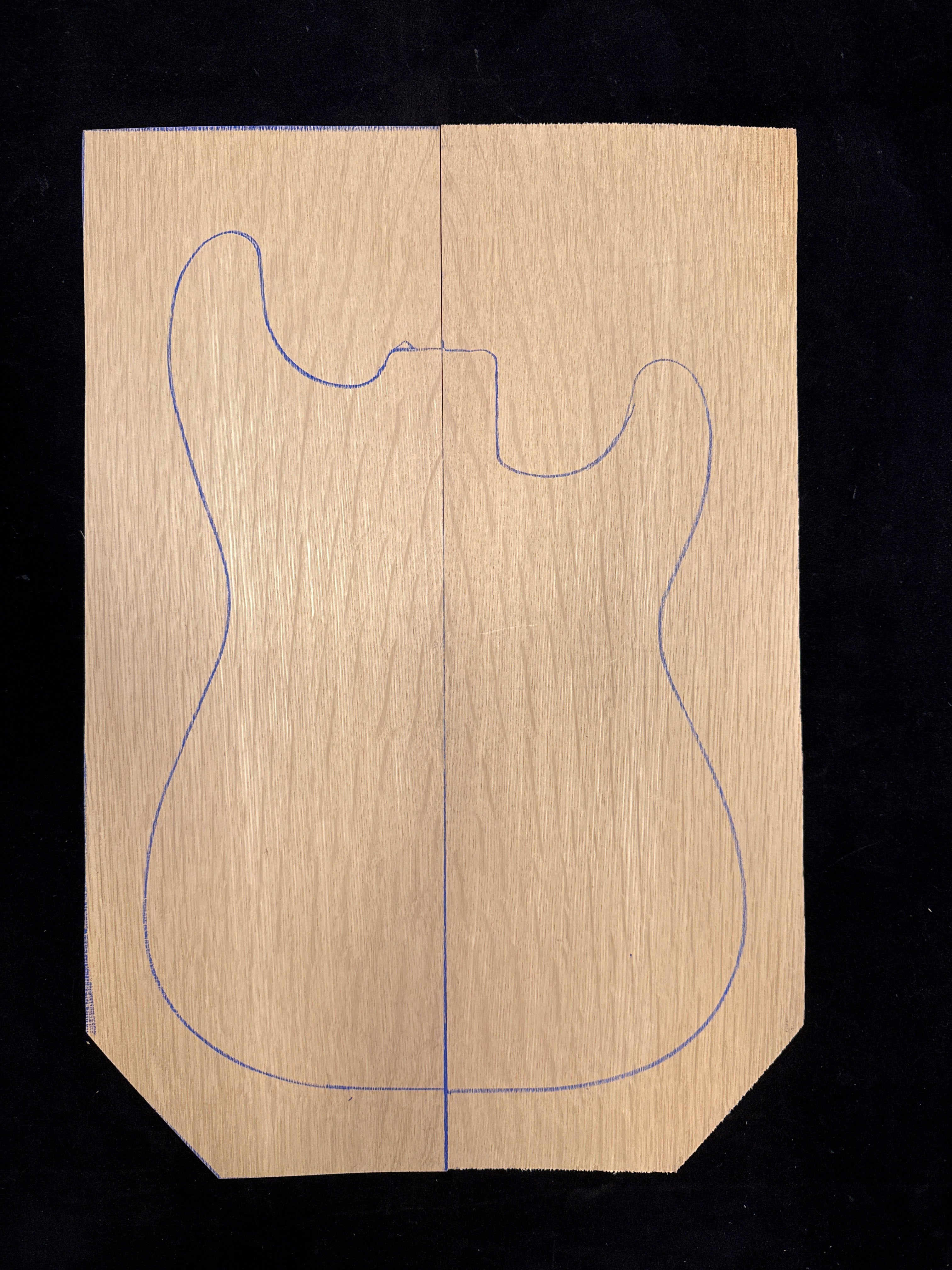Oak Electric Guitar Drop Top 01