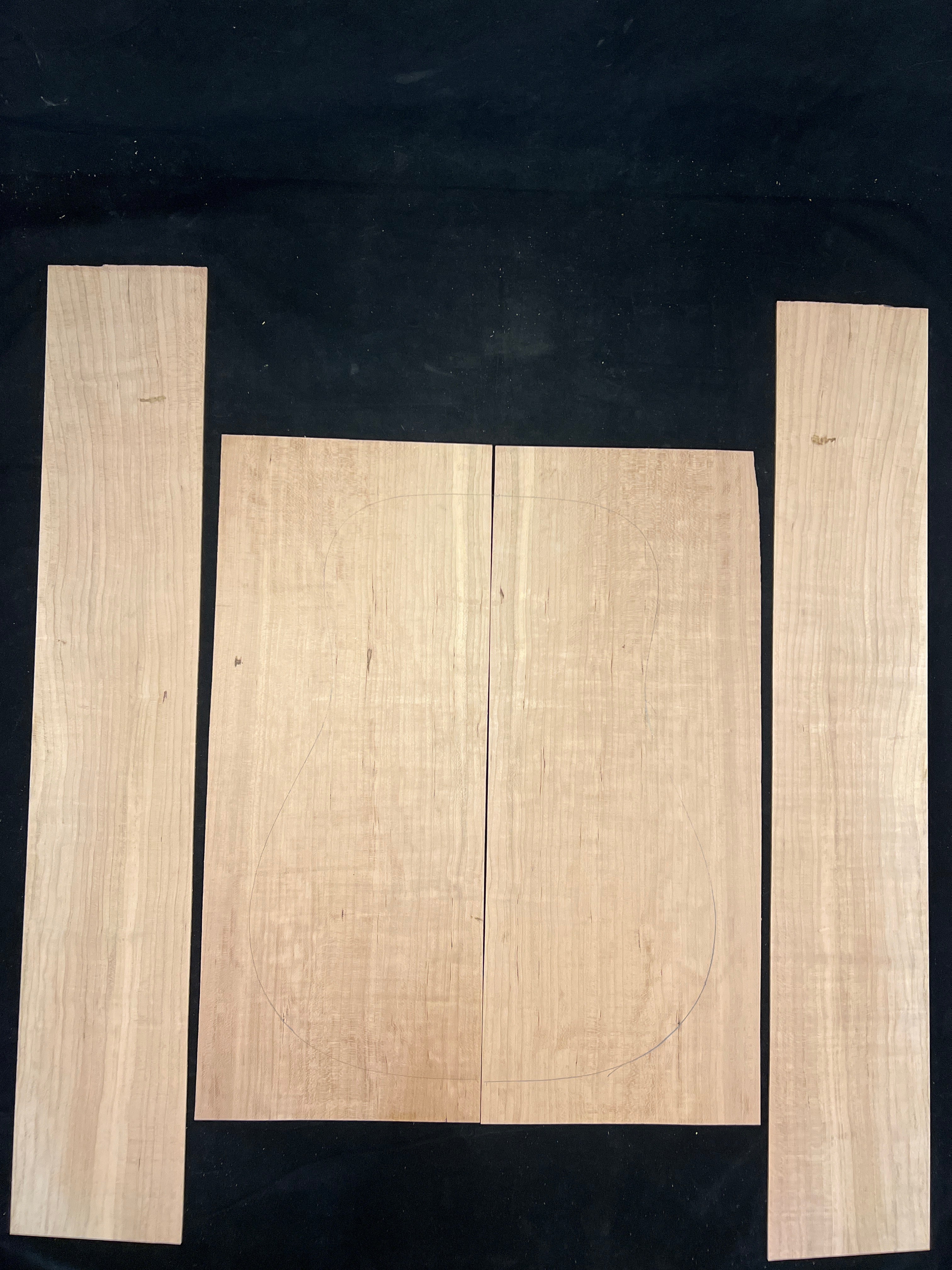 Cherry Dream Acoustic Guitar Back and Sides Set 12