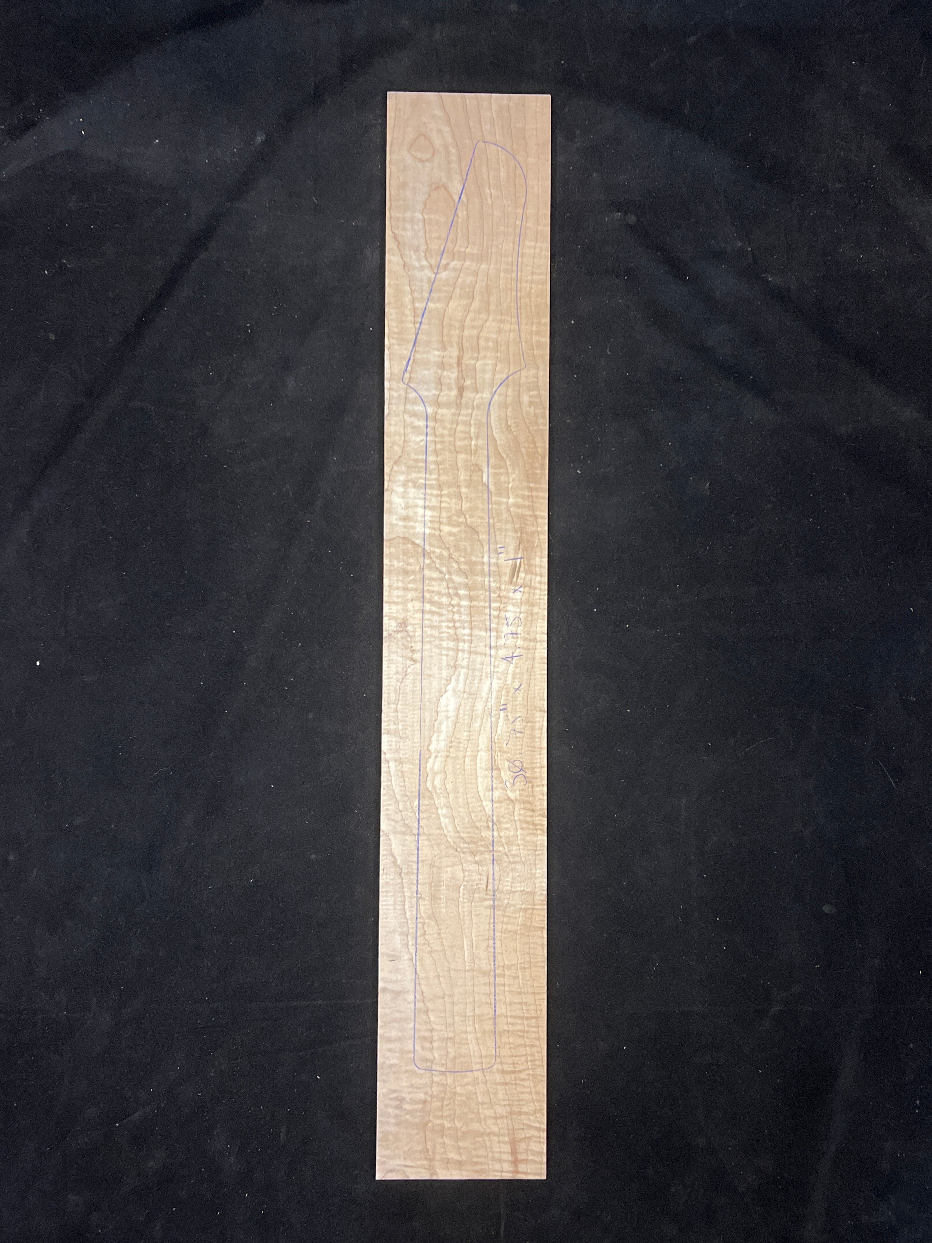 Figured Maple Electric Guitar Neck Blank 05