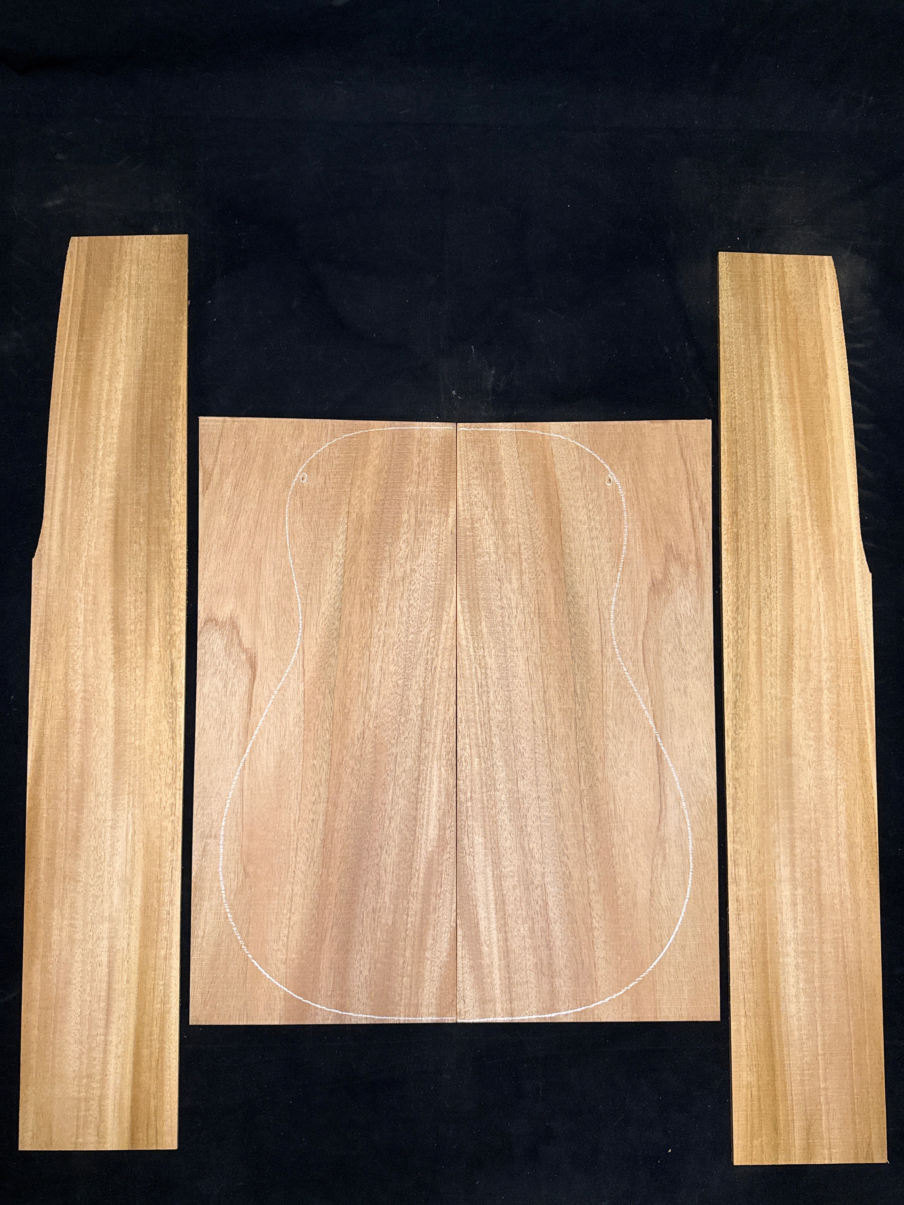 Cuban Mahogany Acoustic Guitar Back & Sides Set 19