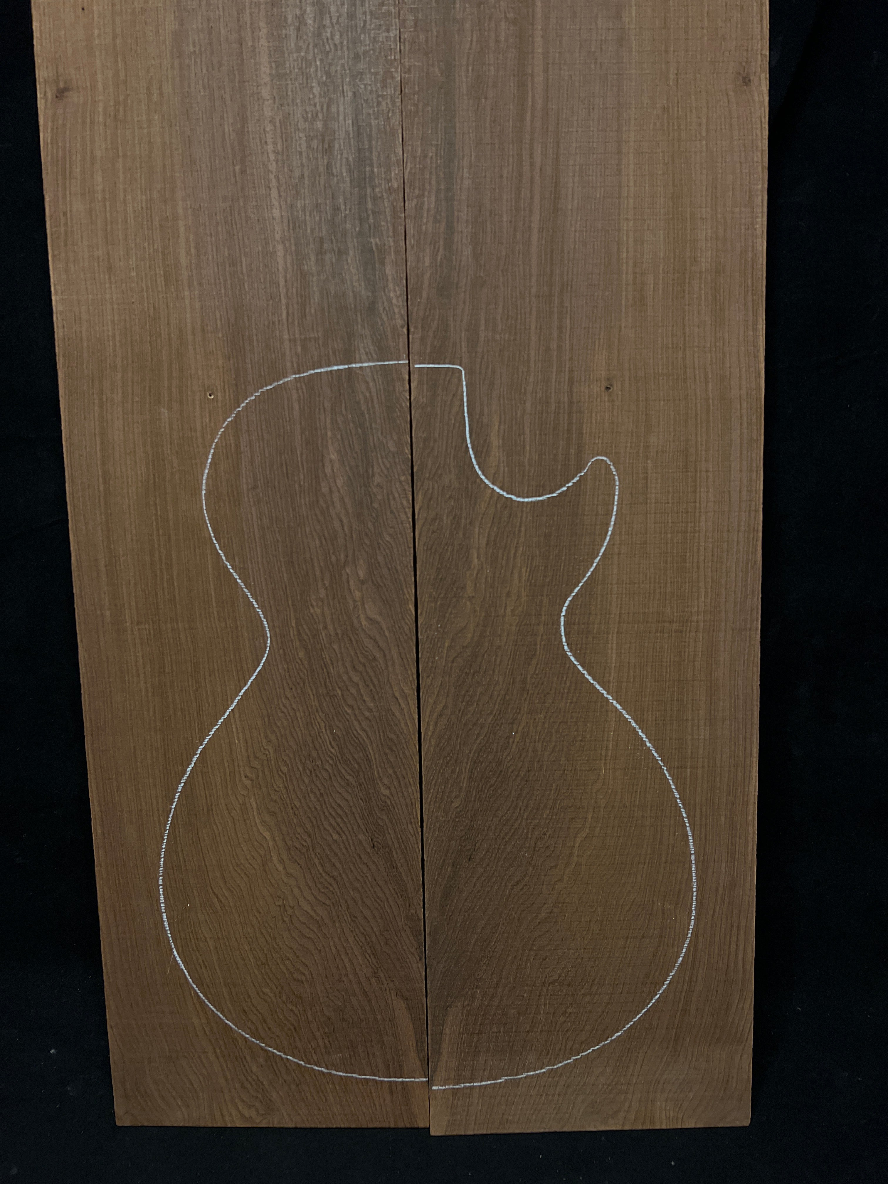 Guatemalan Rosewood Electric Guitar Laminate Top