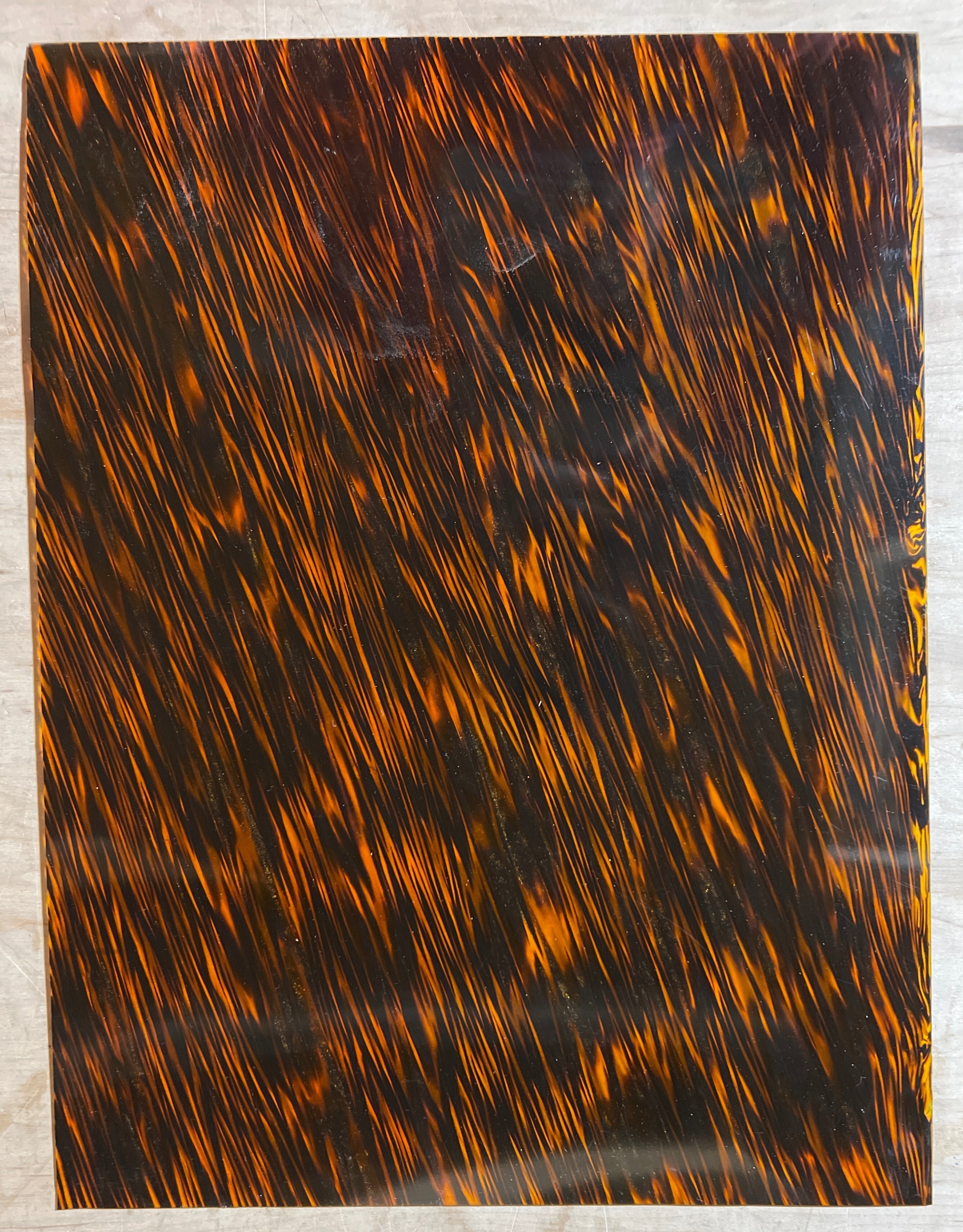 Firestripe Celluloid Pickguard Material