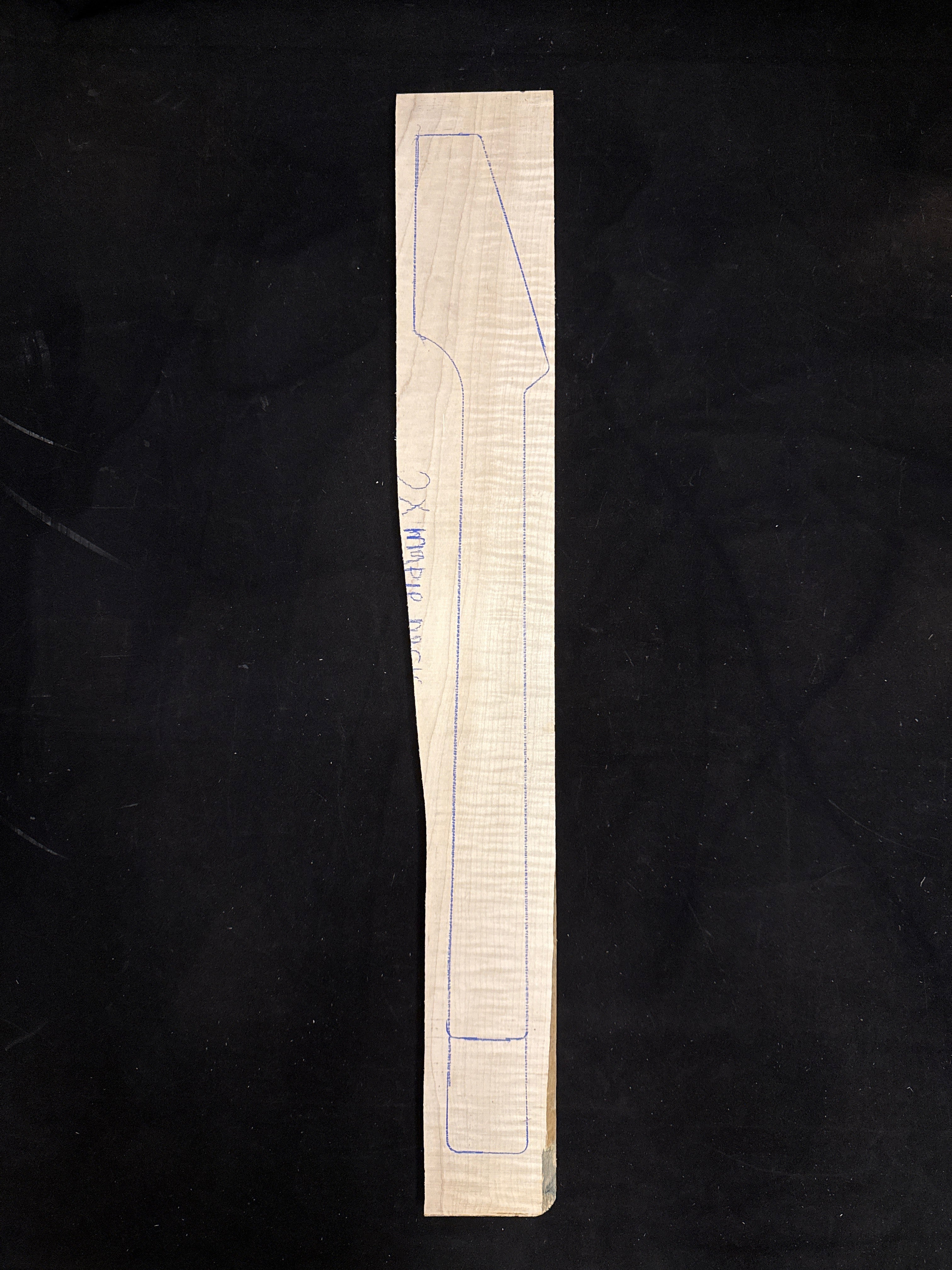 Figured Maple Electric Guitar Neck Blank 15