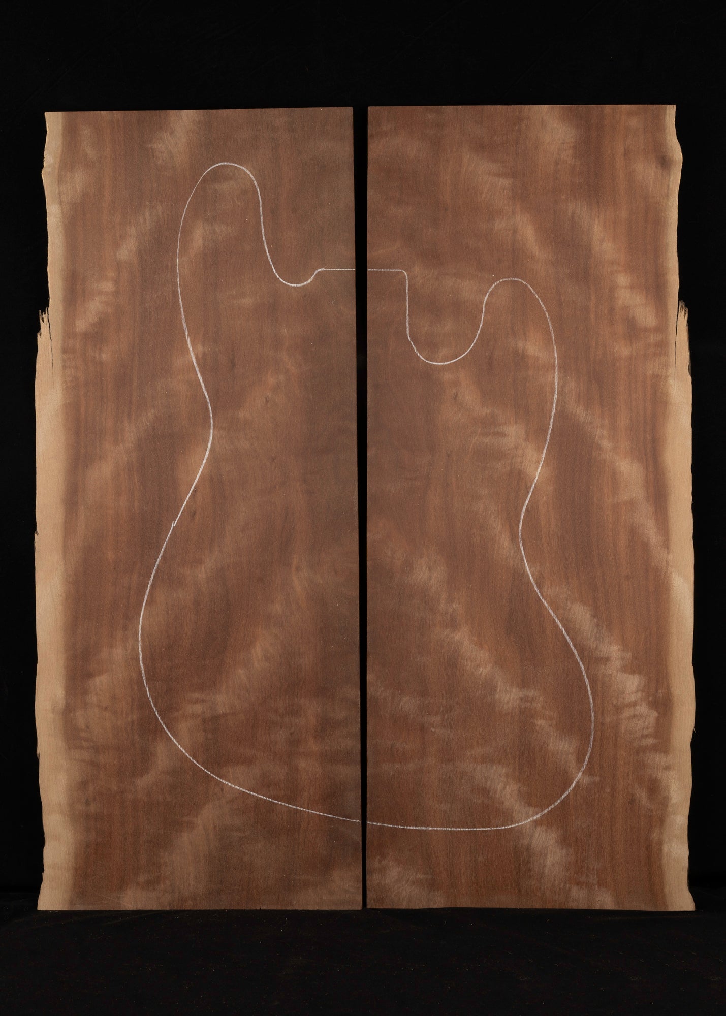 Mystery Wood Electric Guitar/Bass Laminate Top 02