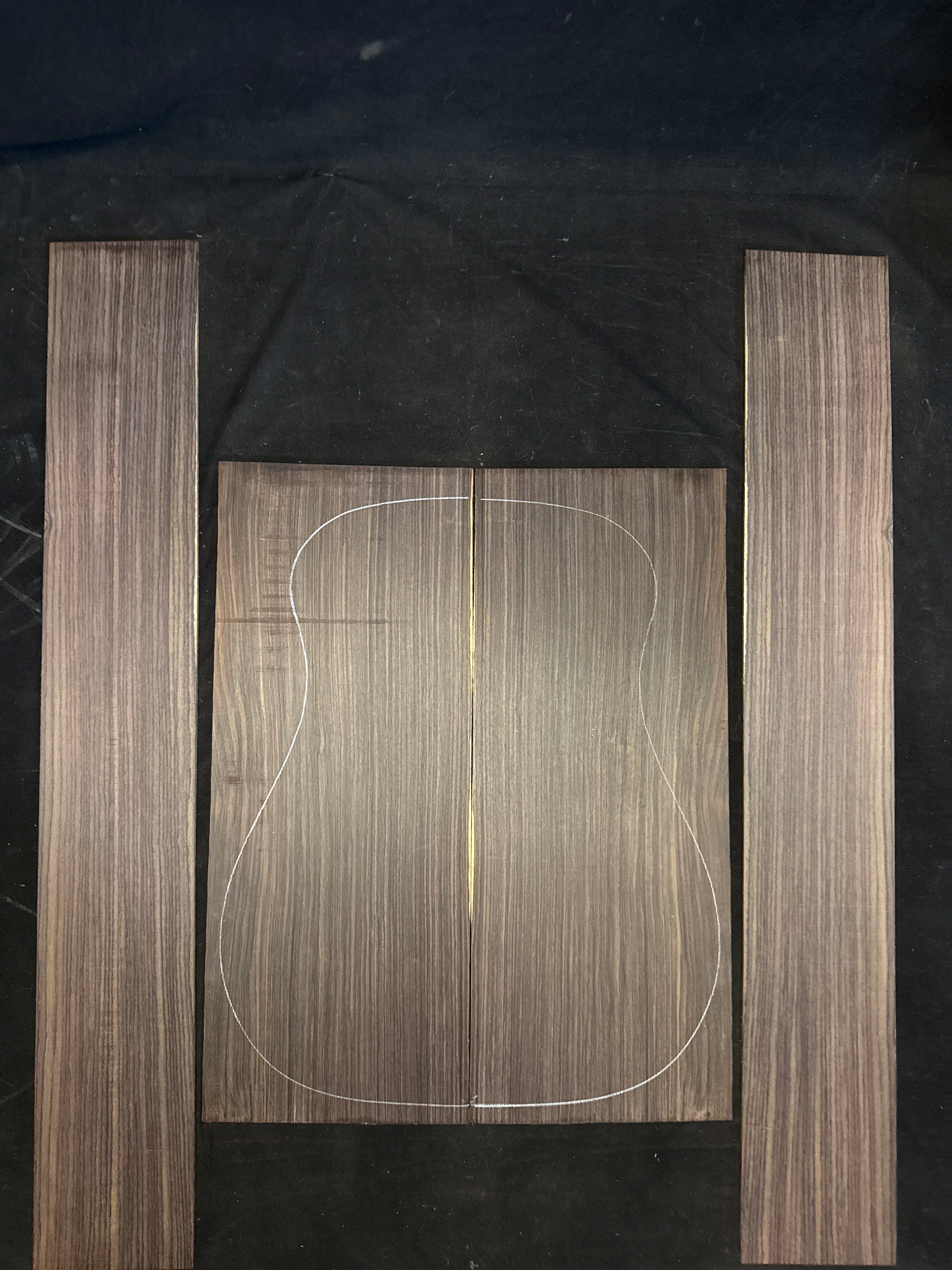Indian Rosewood Acoustic Guitar Back and Sides Set 101
