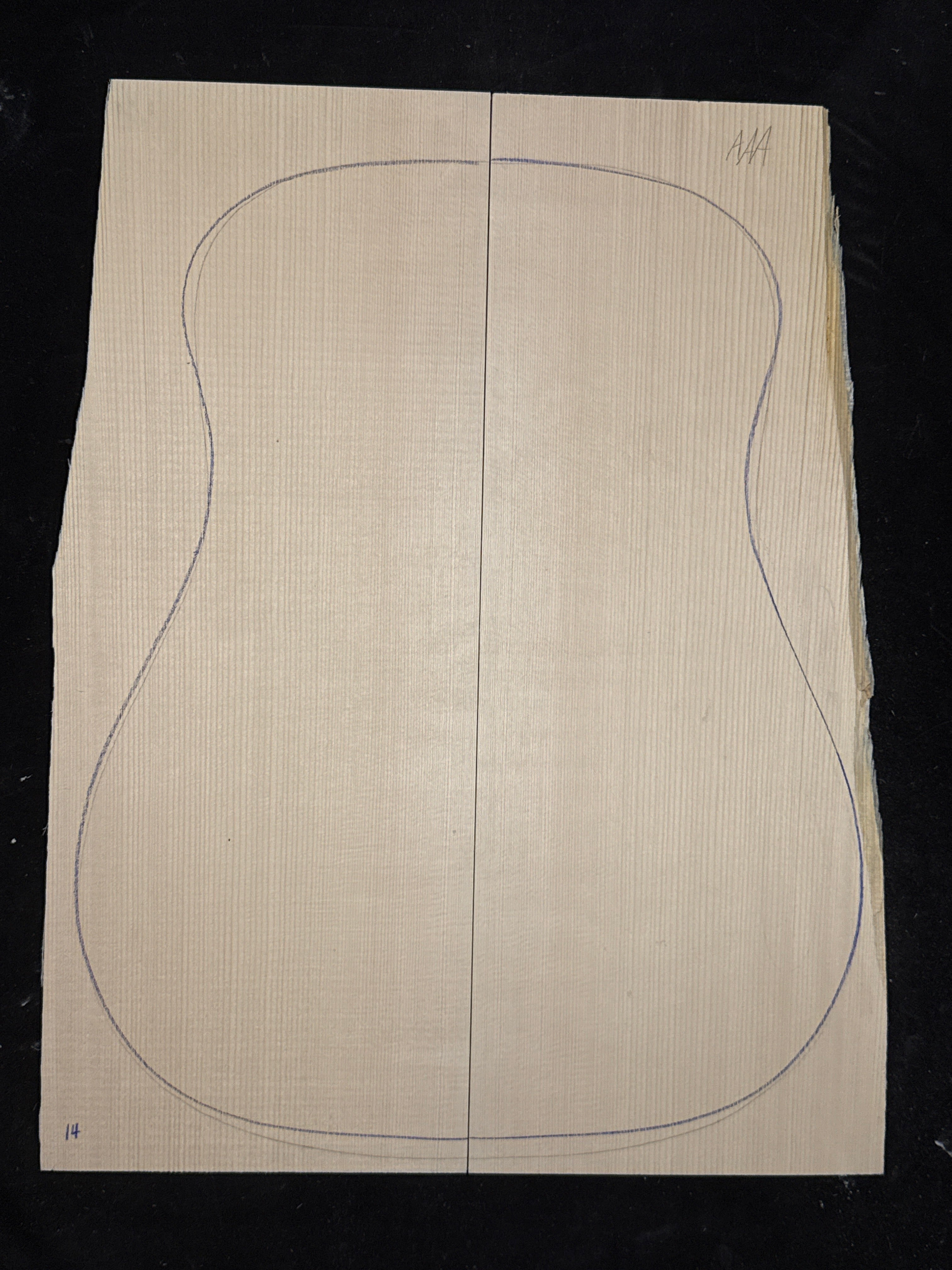 Adirondack Spruce Acoustic Guitar Top 84
