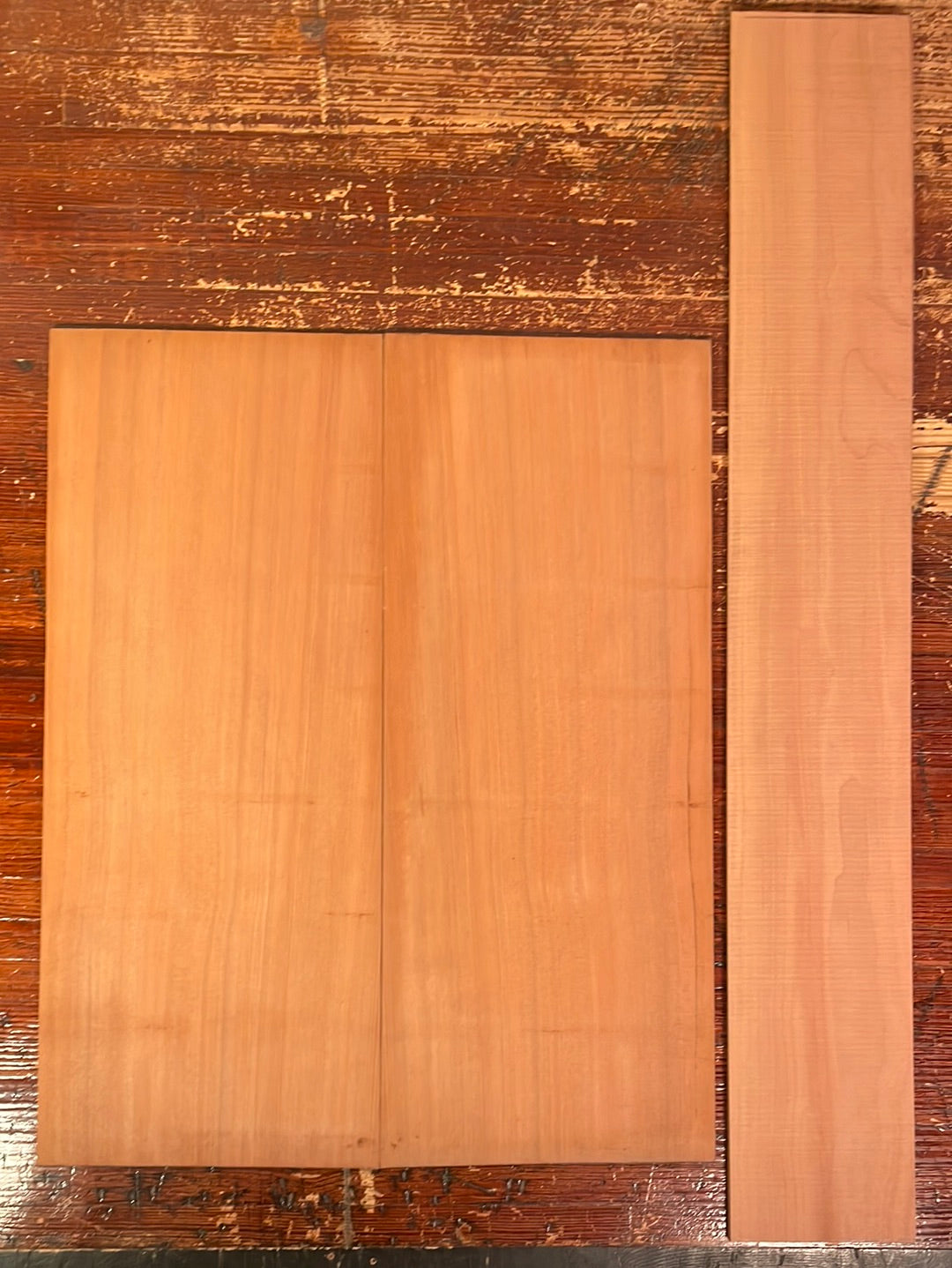 Pearwood Acoustic Guitar Back and Sides Set 3