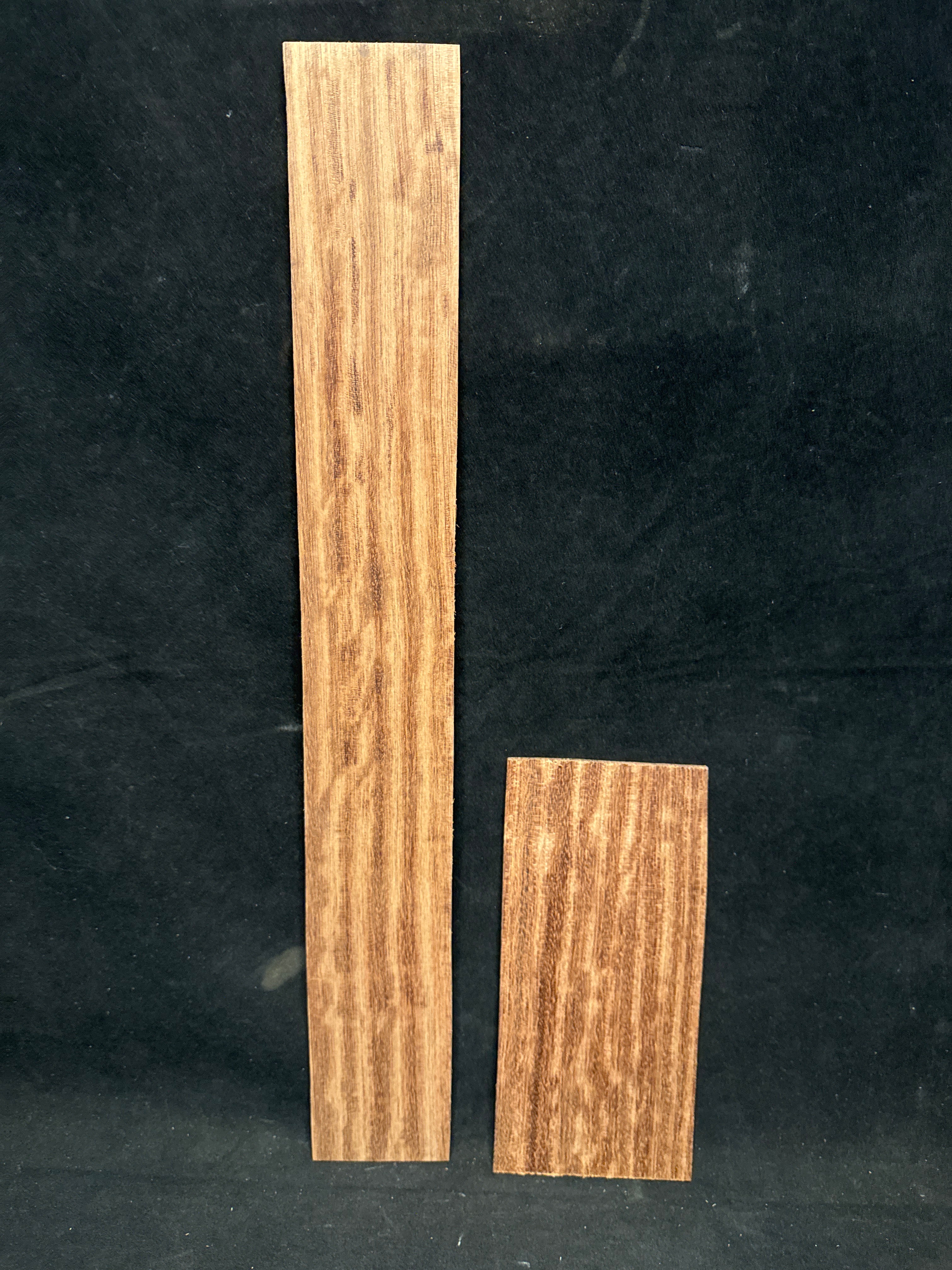 Figured Bubinga Guitar Fingerboard & Headplate Bundle 03