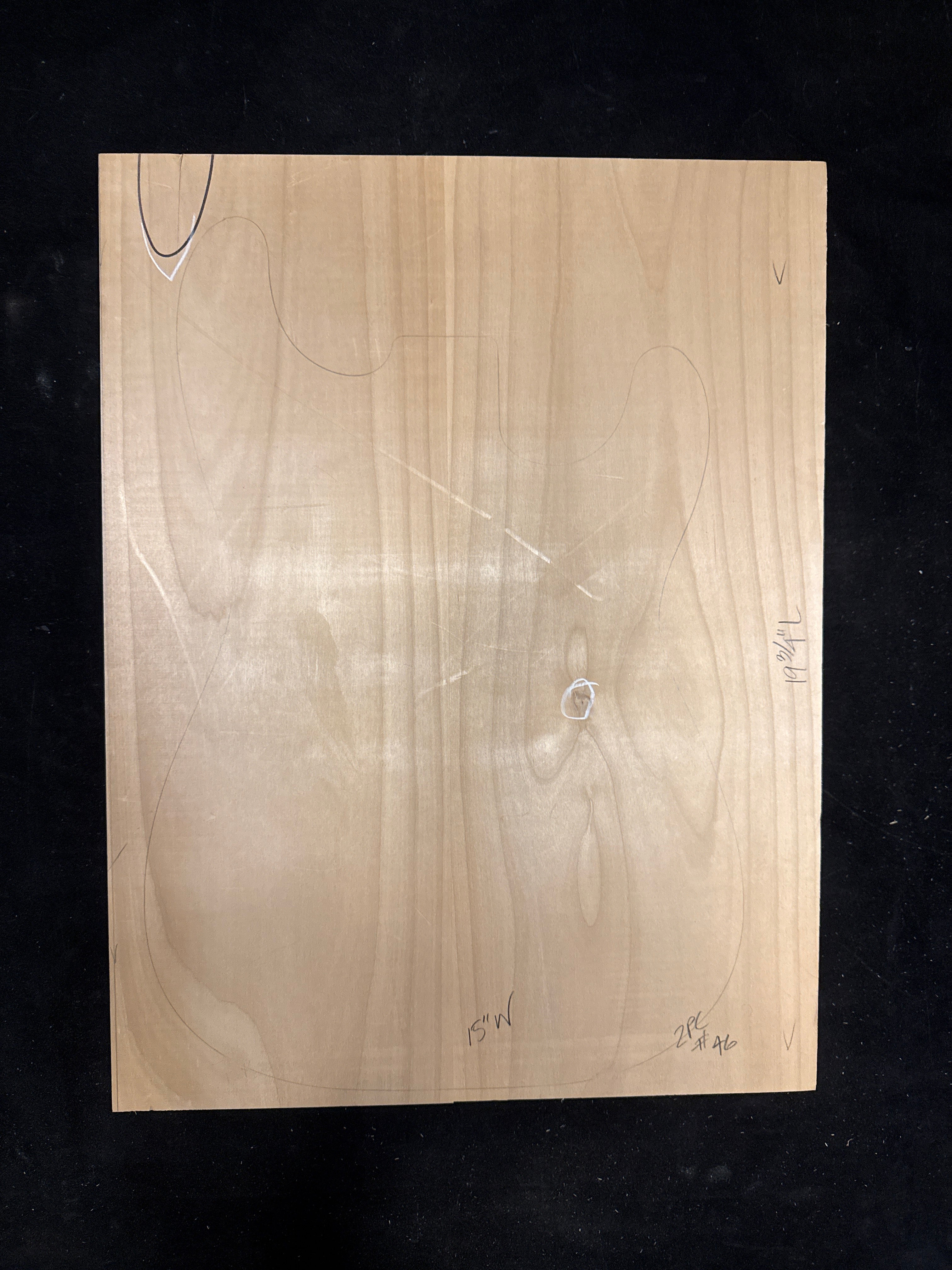 Alder 2-Piece Electric Guitar Body Blank 27