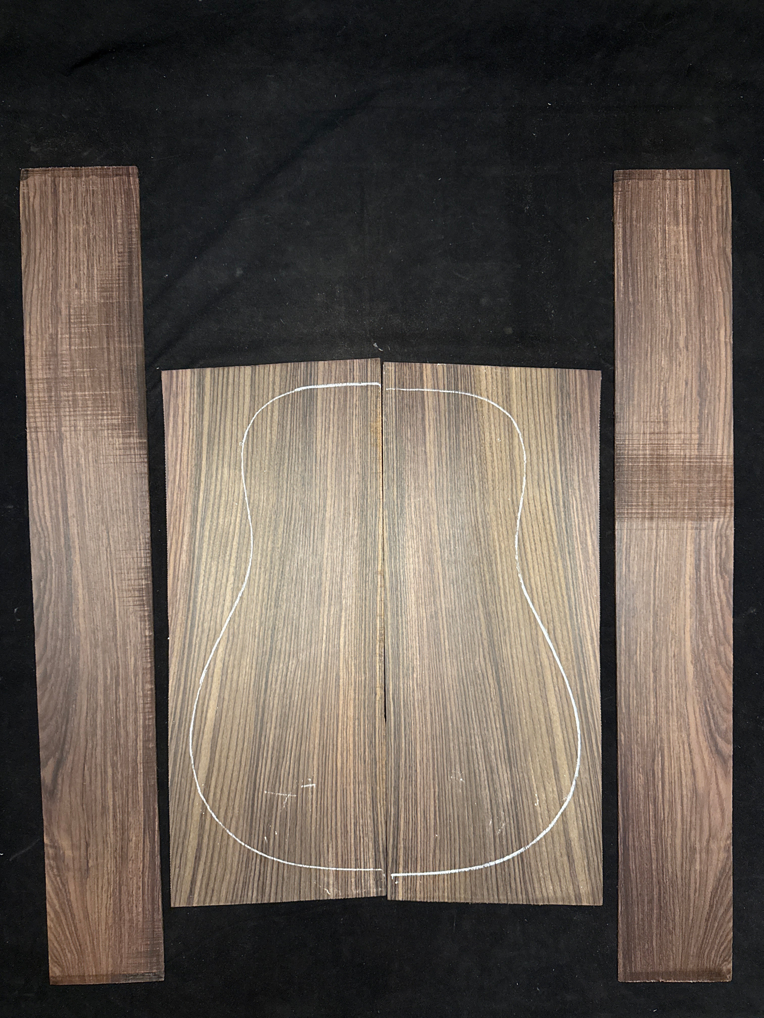 Indian Rosewood Acoustic Guitar Back and Sides Set 49
