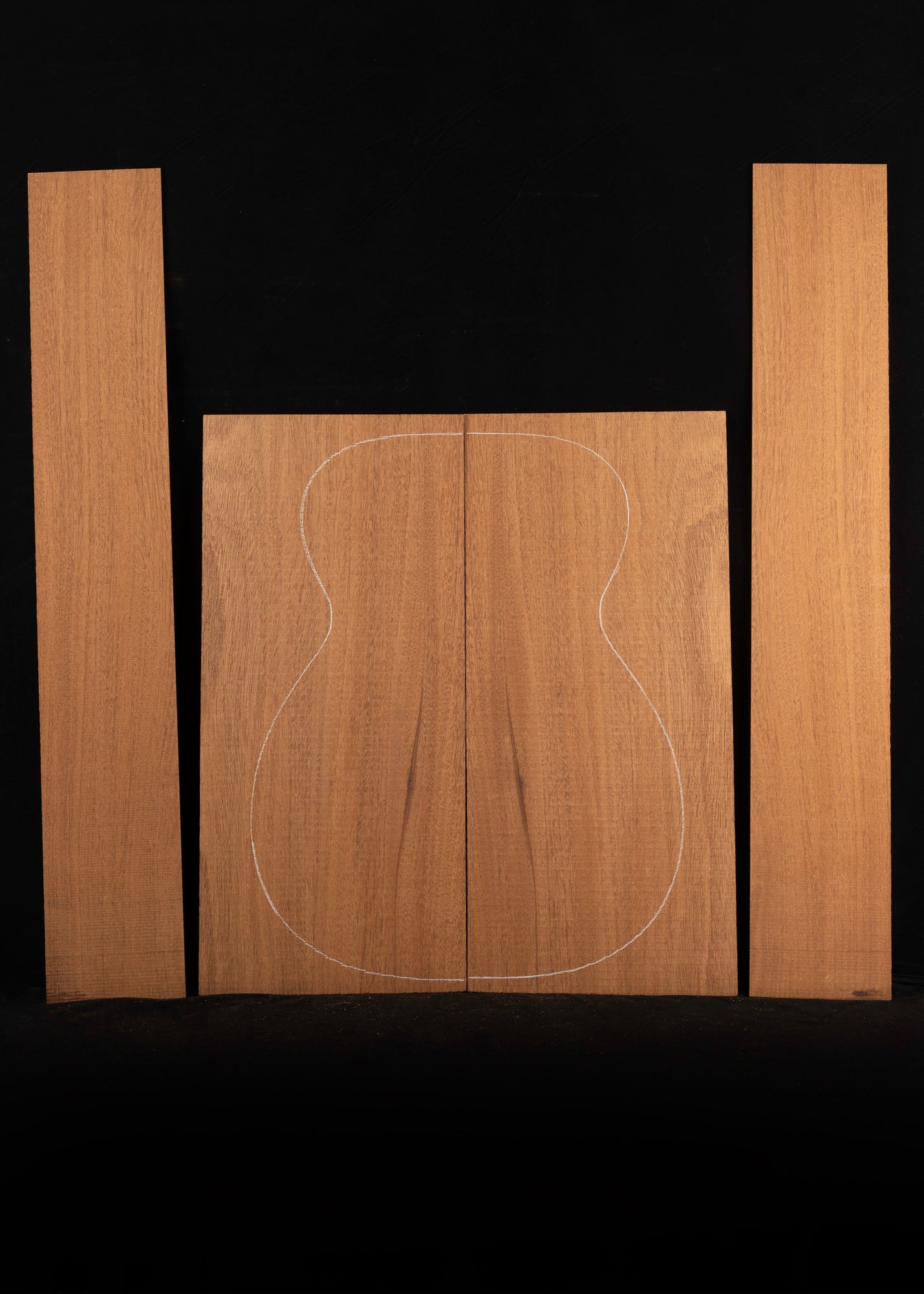 South American Mahogany Acoustic Guitar Back and Sides Set 09