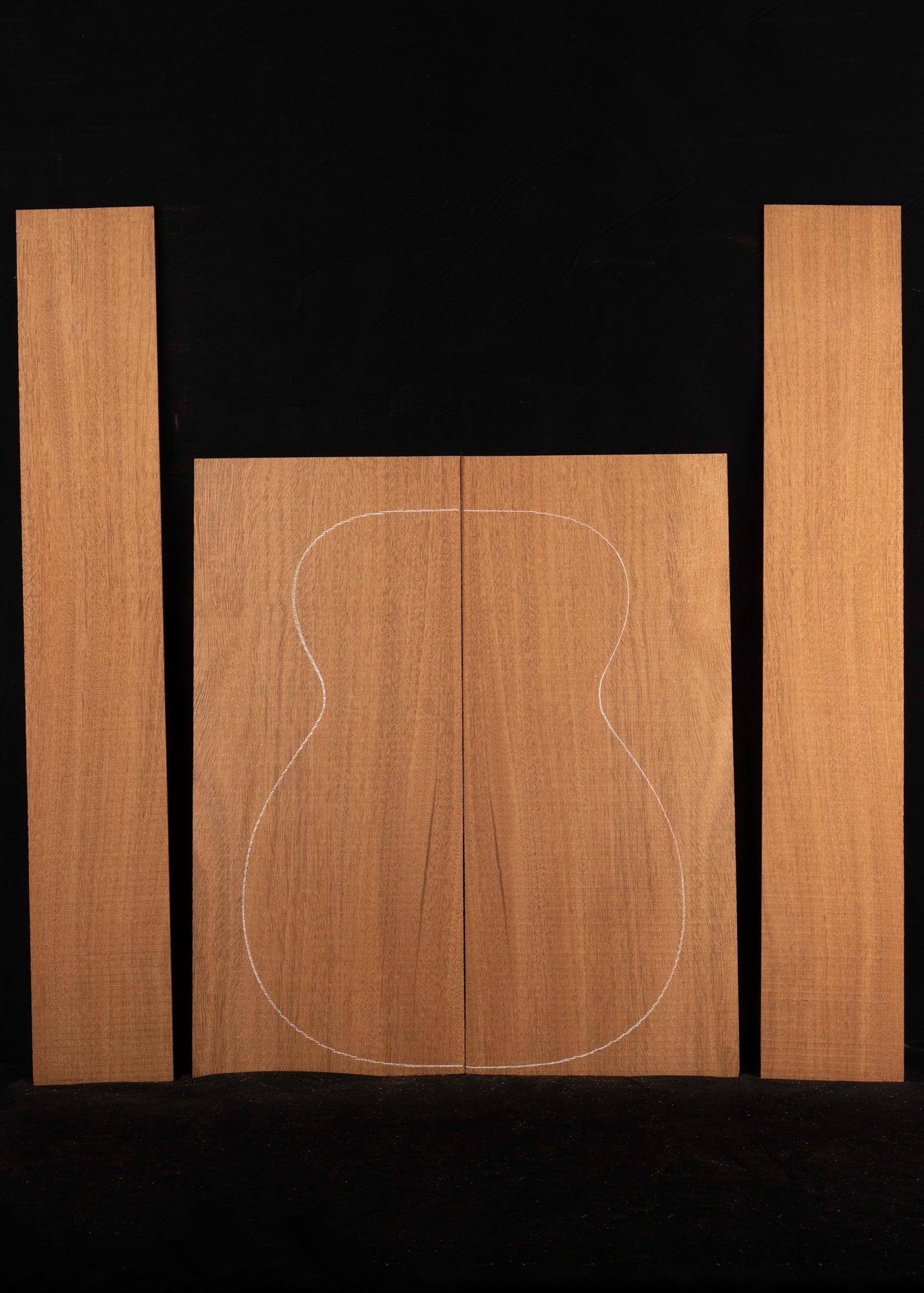 South American Mahogany Acoustic Guitar Back and Sides Set 11