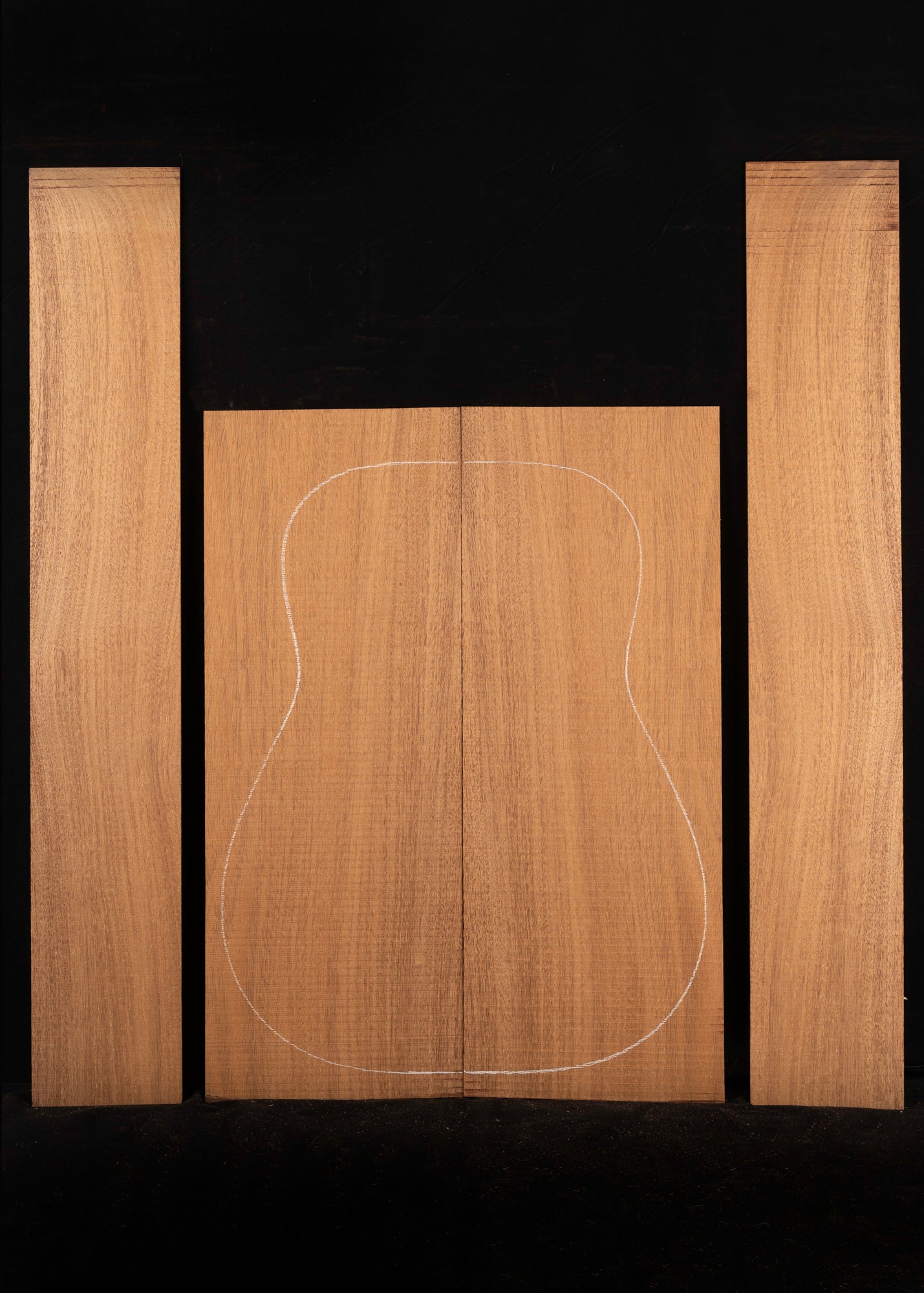 South American Mahogany Acoustic Guitar Back and Sides Set 24