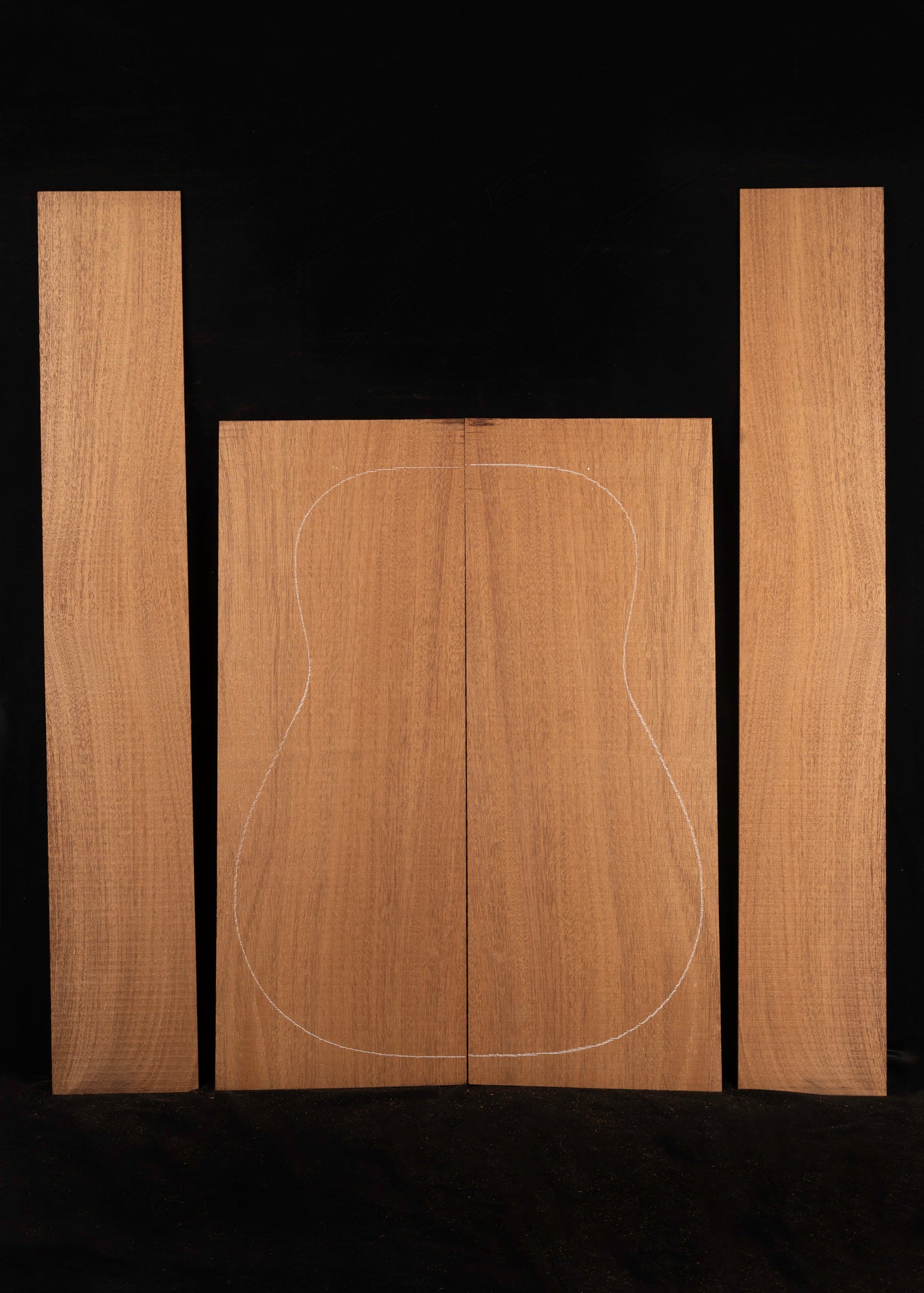 South American Mahogany Acoustic Guitar Back and Sides Set 25