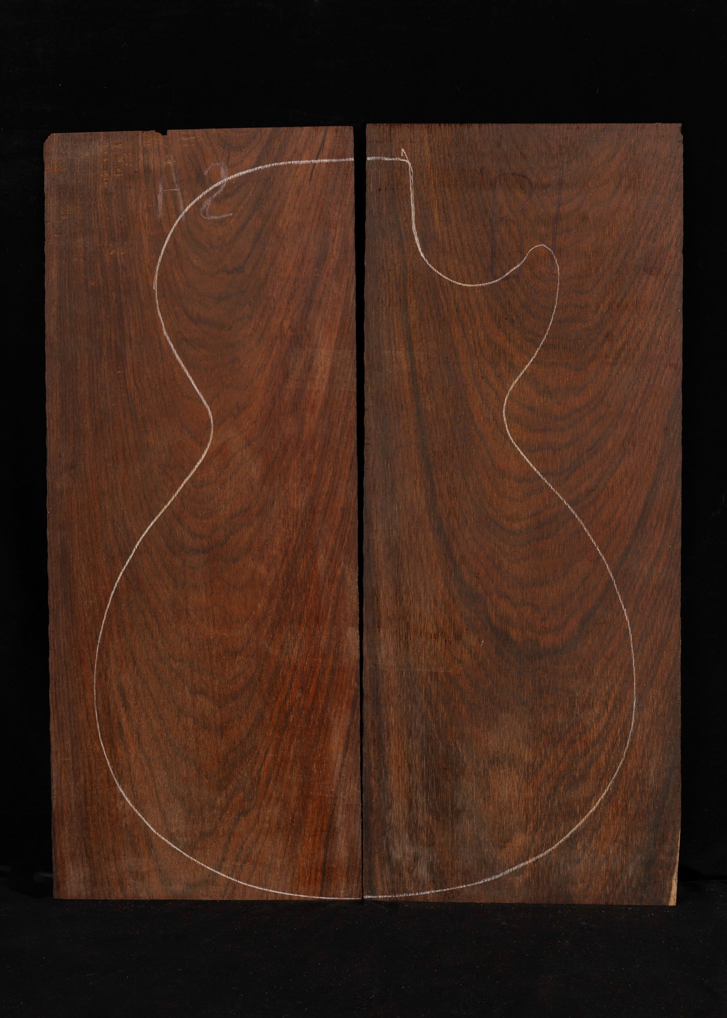 Cocobolo Electric Guitar Laminate Top 01