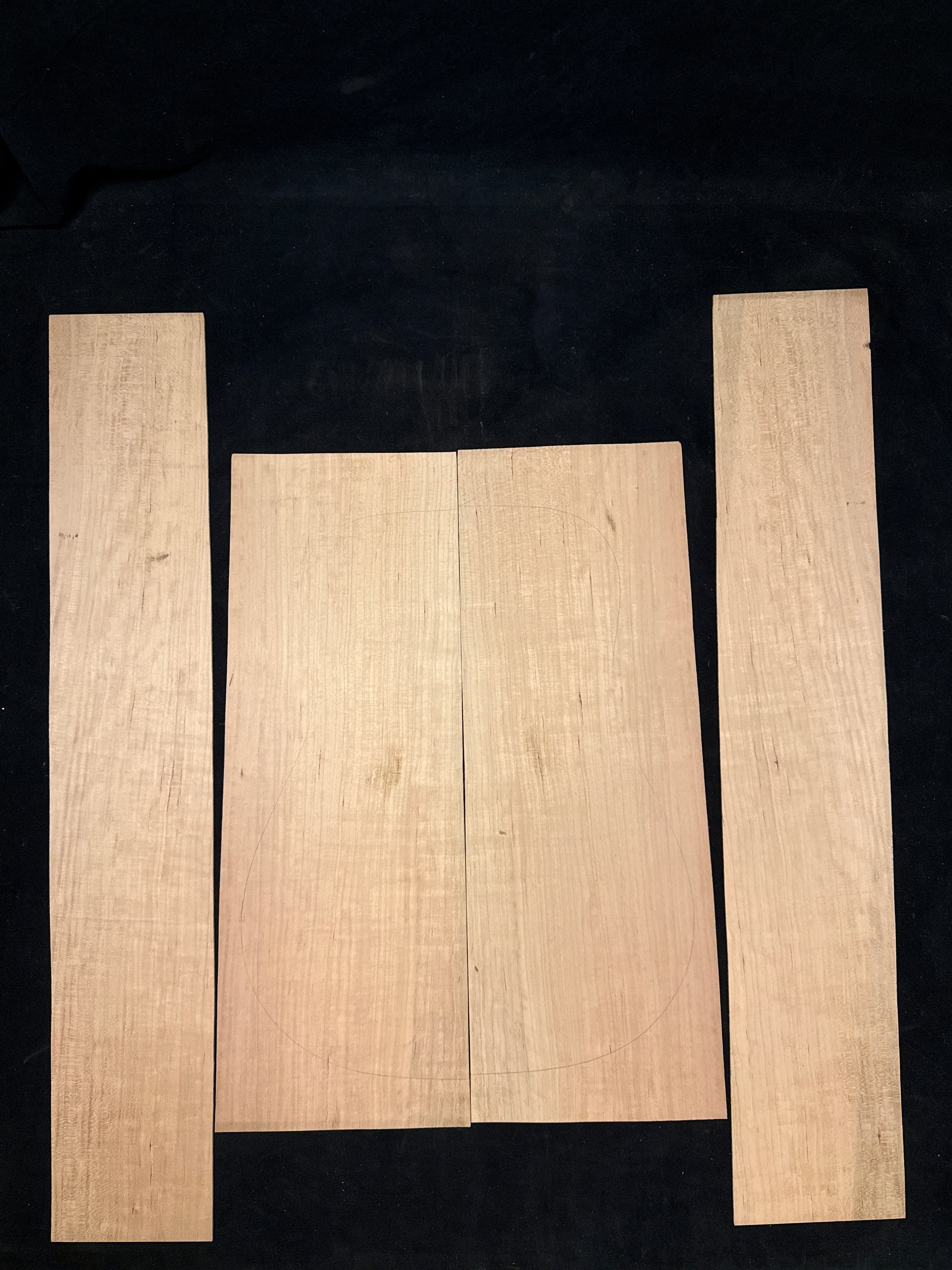 Cherry Dream Acoustic Guitar Back and Sides Set 18