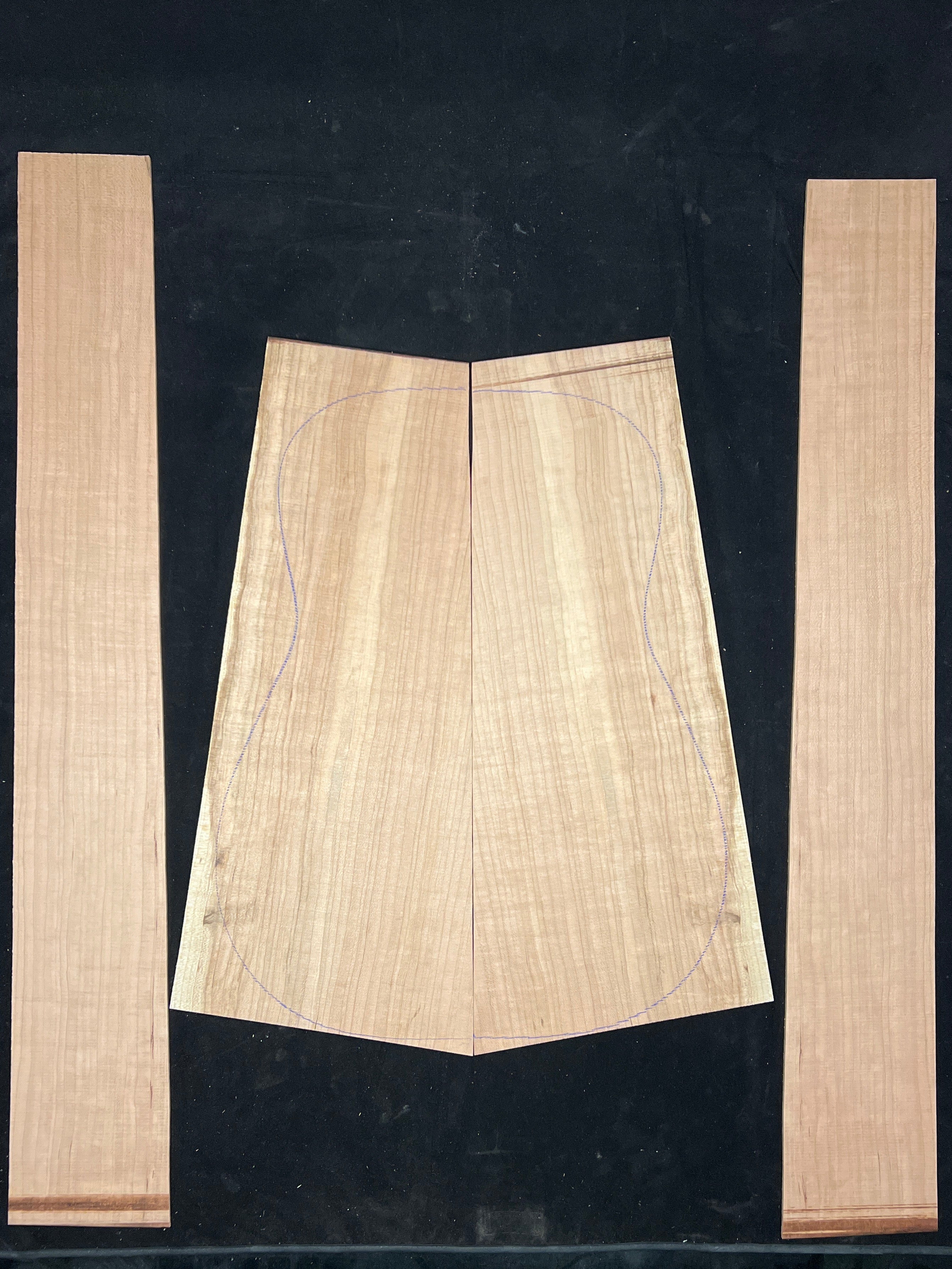 Cherry Dream Acoustic Guitar Back and Sides Set 08