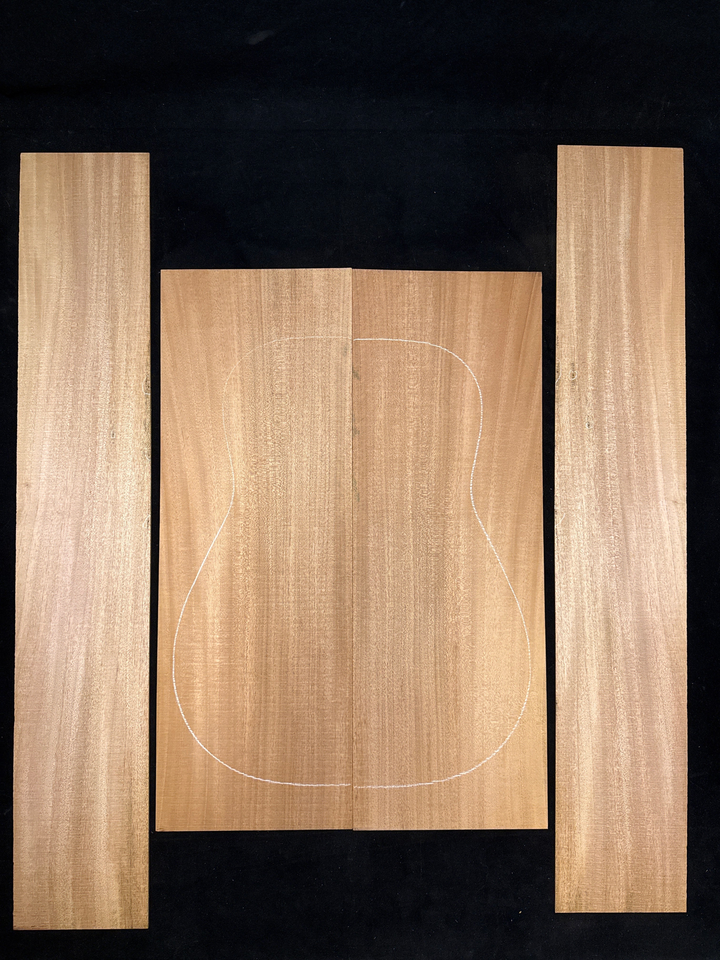 Cuban Mahogany Acoustic Guitar Back & Sides Set 18