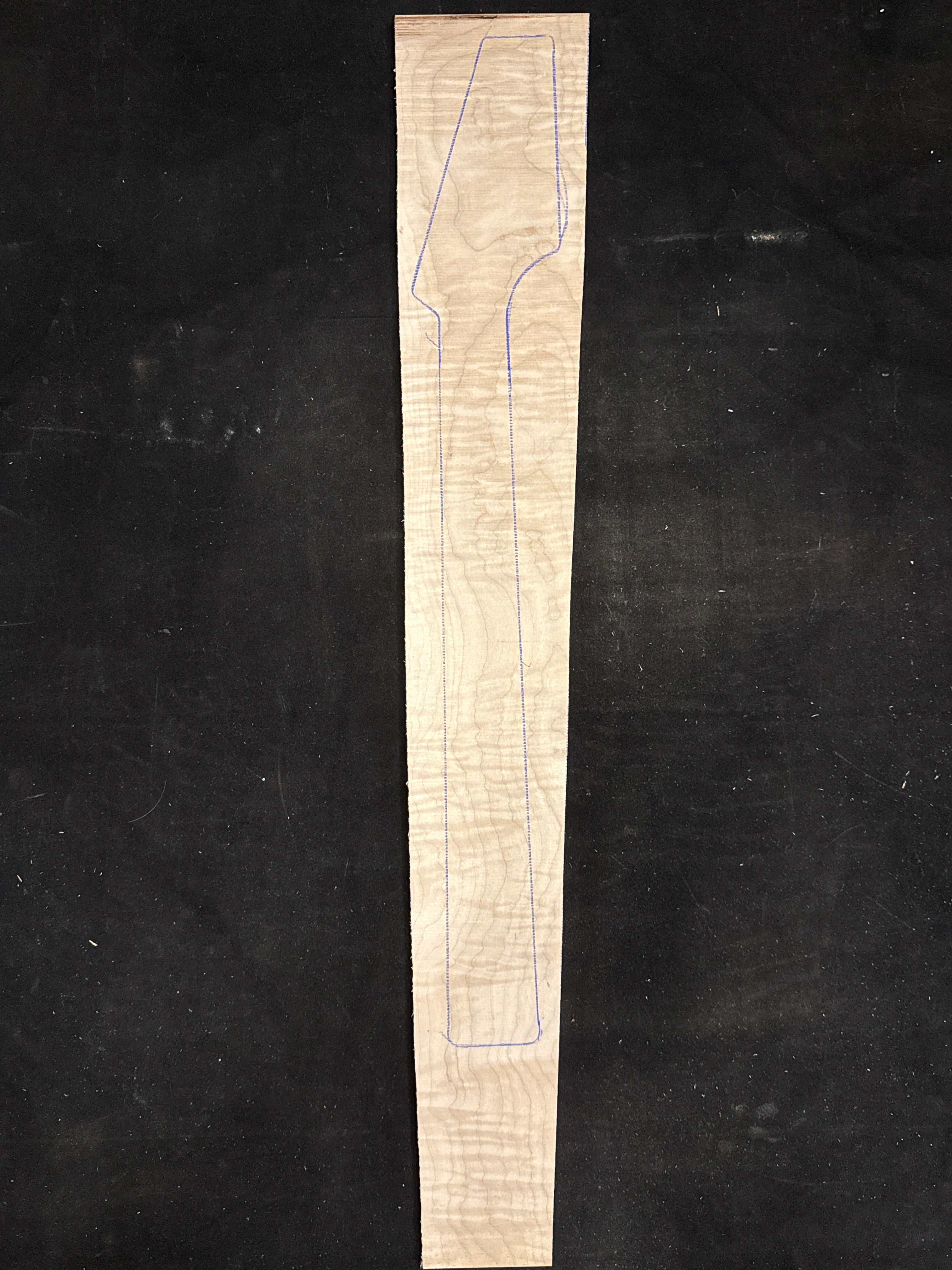 Flamed Maple Electric Guitar Neck Blank 19