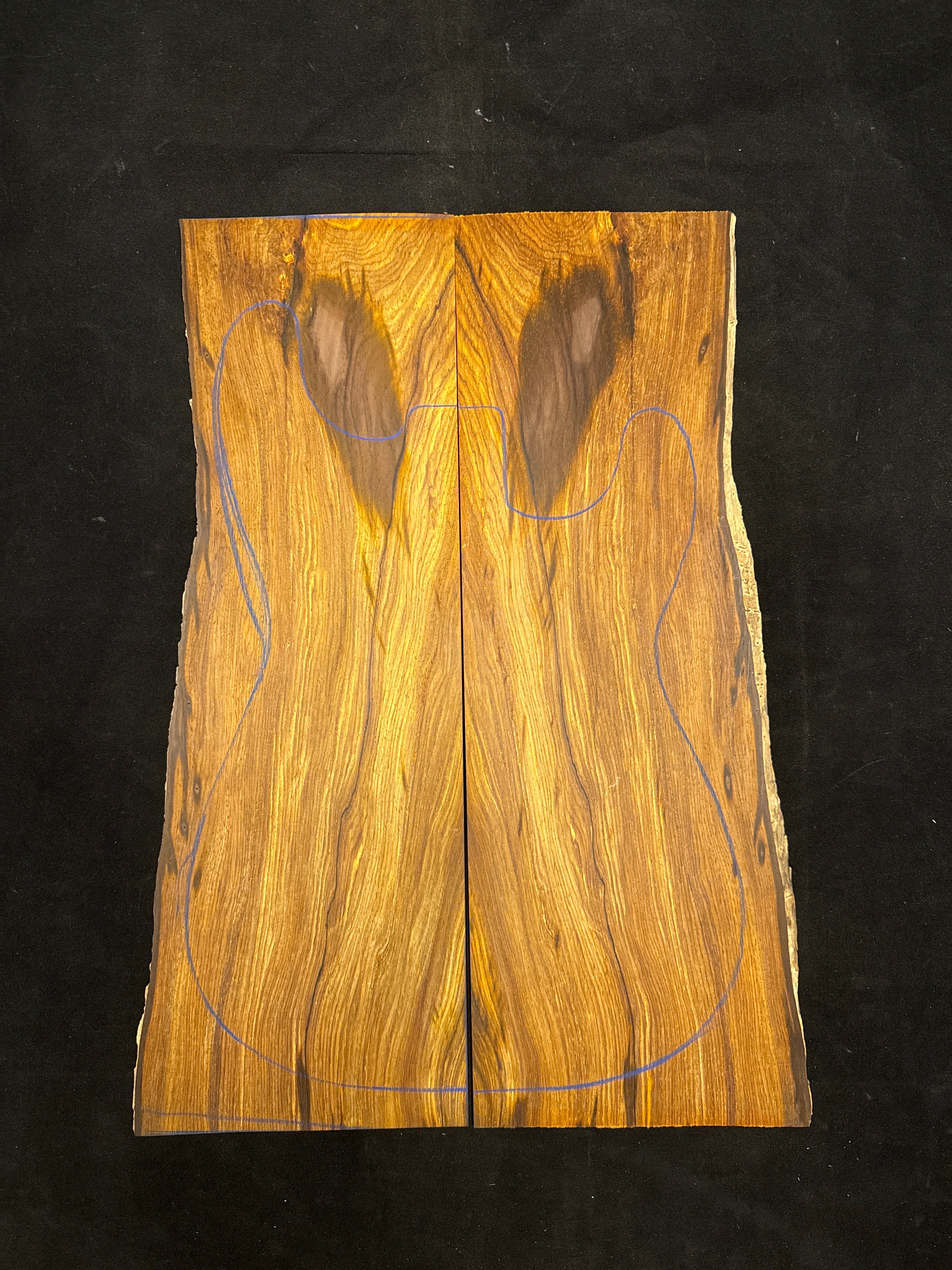 Cocobolo Electric Guitar Drop Top 04