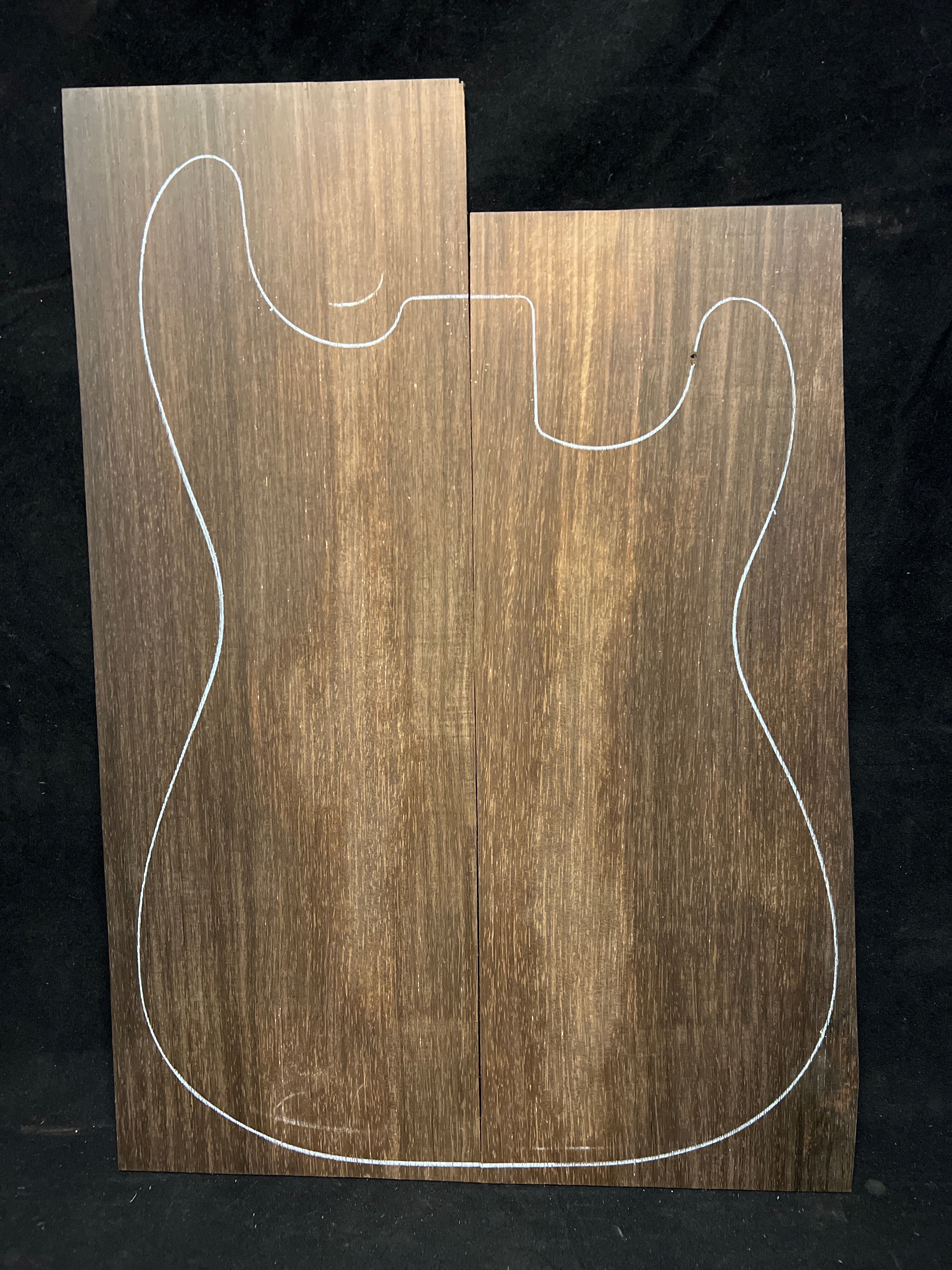 Brazilian Rosewood UNMATCHED Electric Guitar Laminate Top