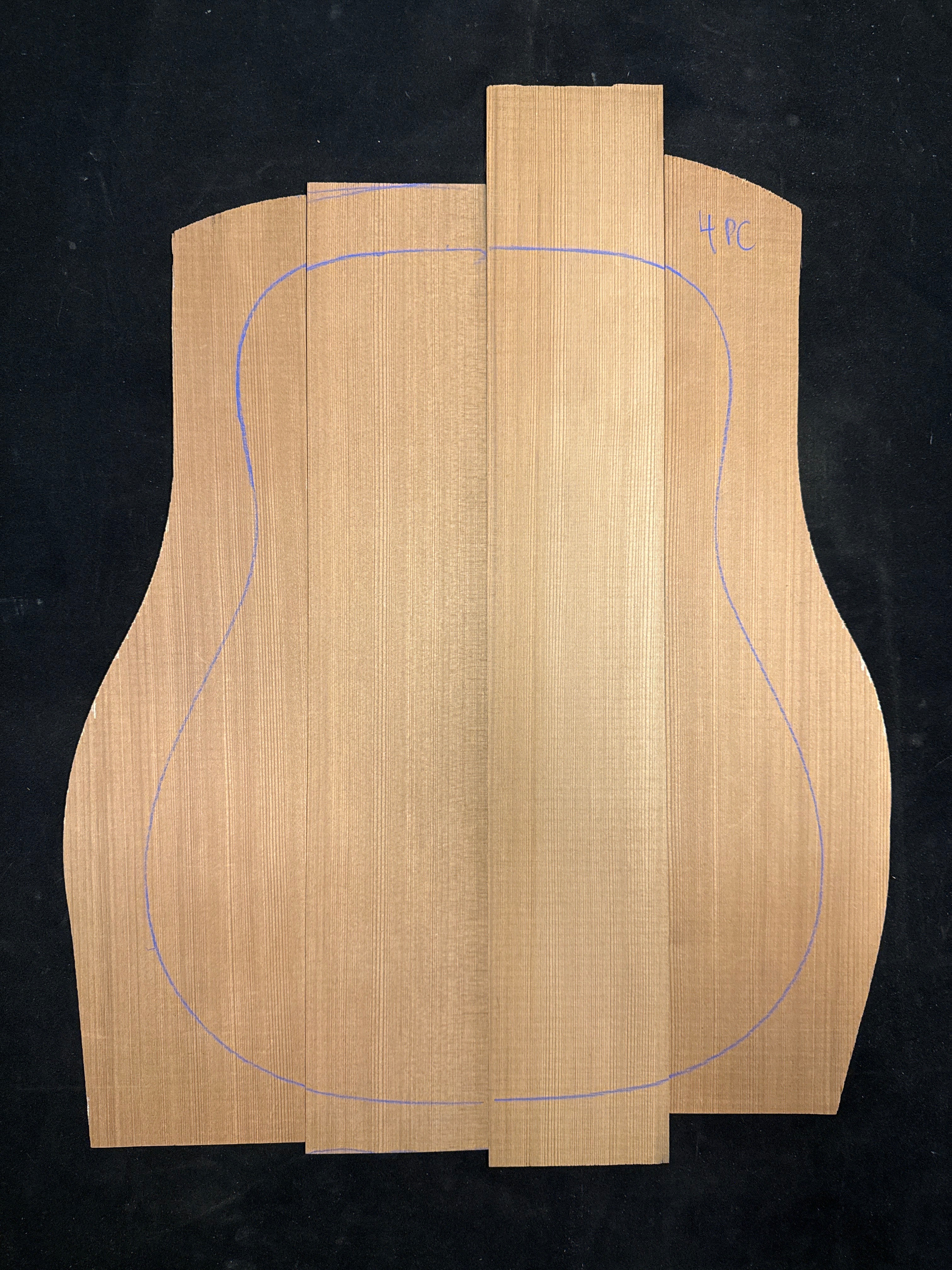 Redwood 4-Piece Acoustic Guitar Top 01