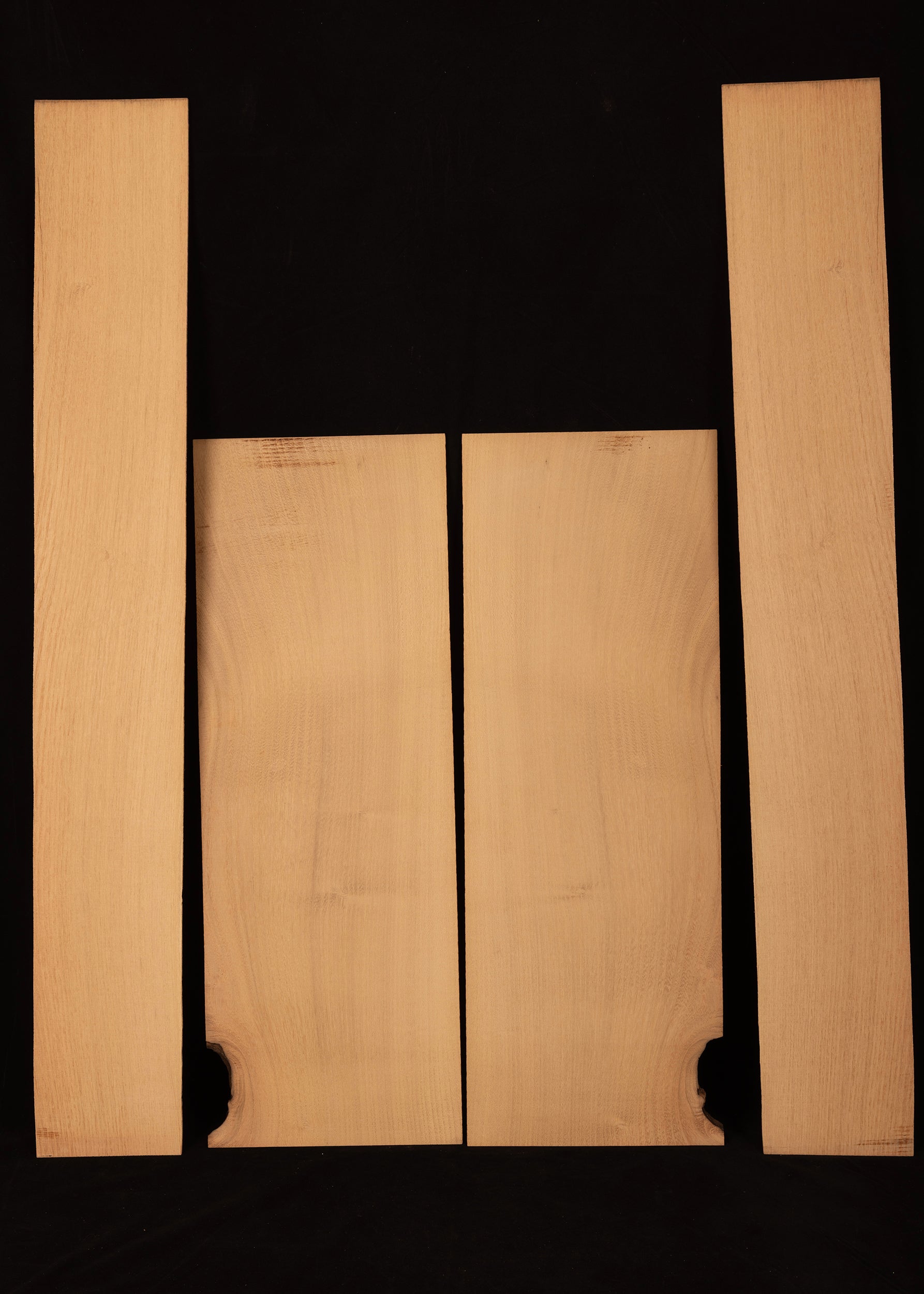 Black Locust Acoustic Guitar Back and Sides Set 60