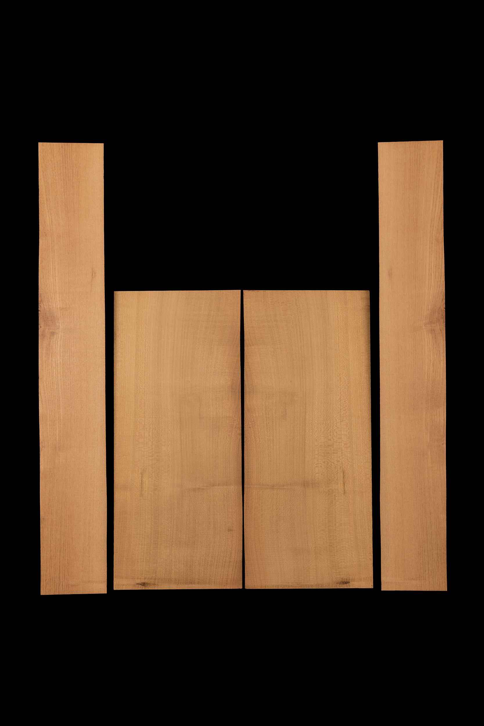 Black Locust Acoustic Guitar Back and Sides Set 29