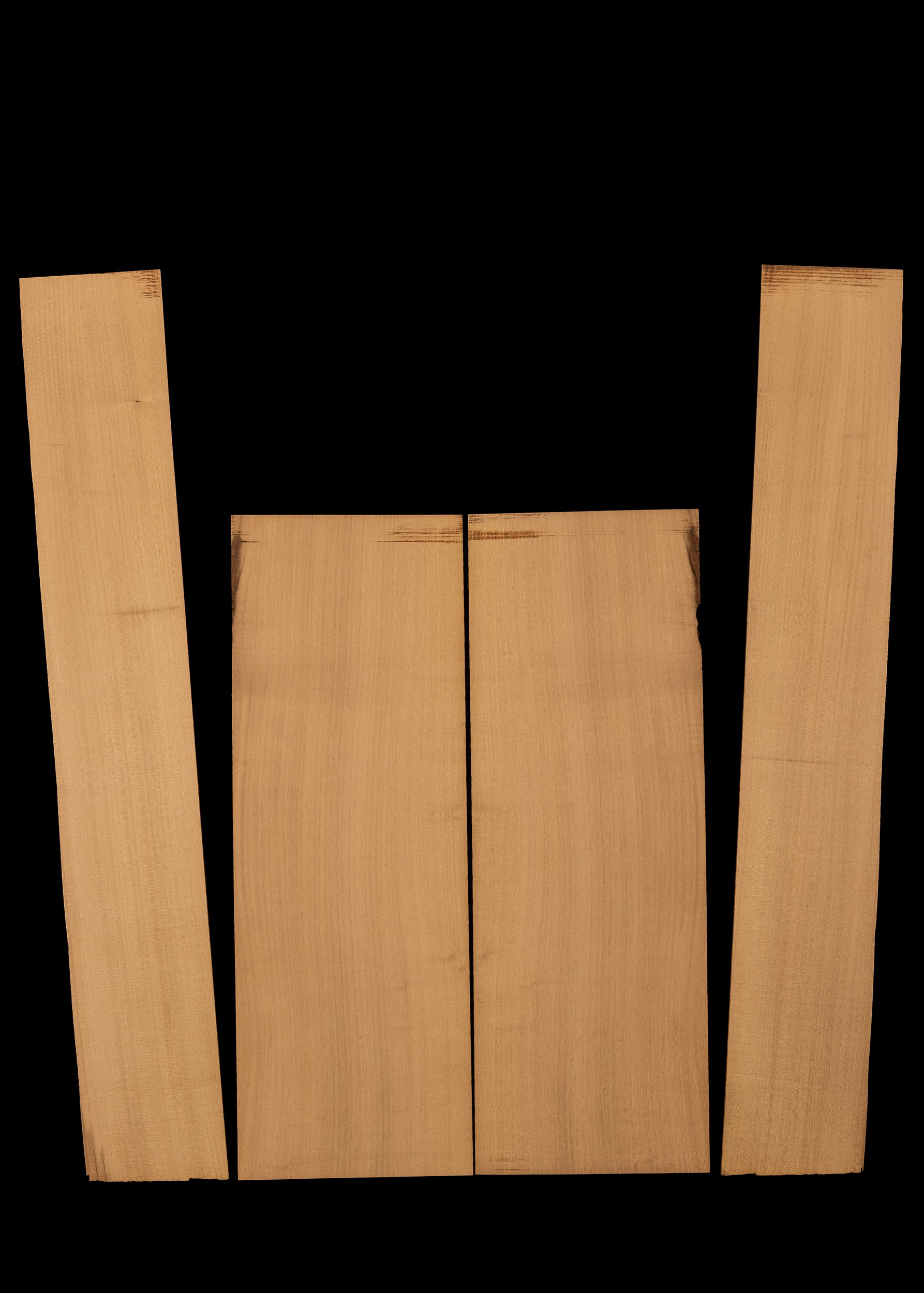 Black Locust Acoustic Guitar Back and Sides Set 30